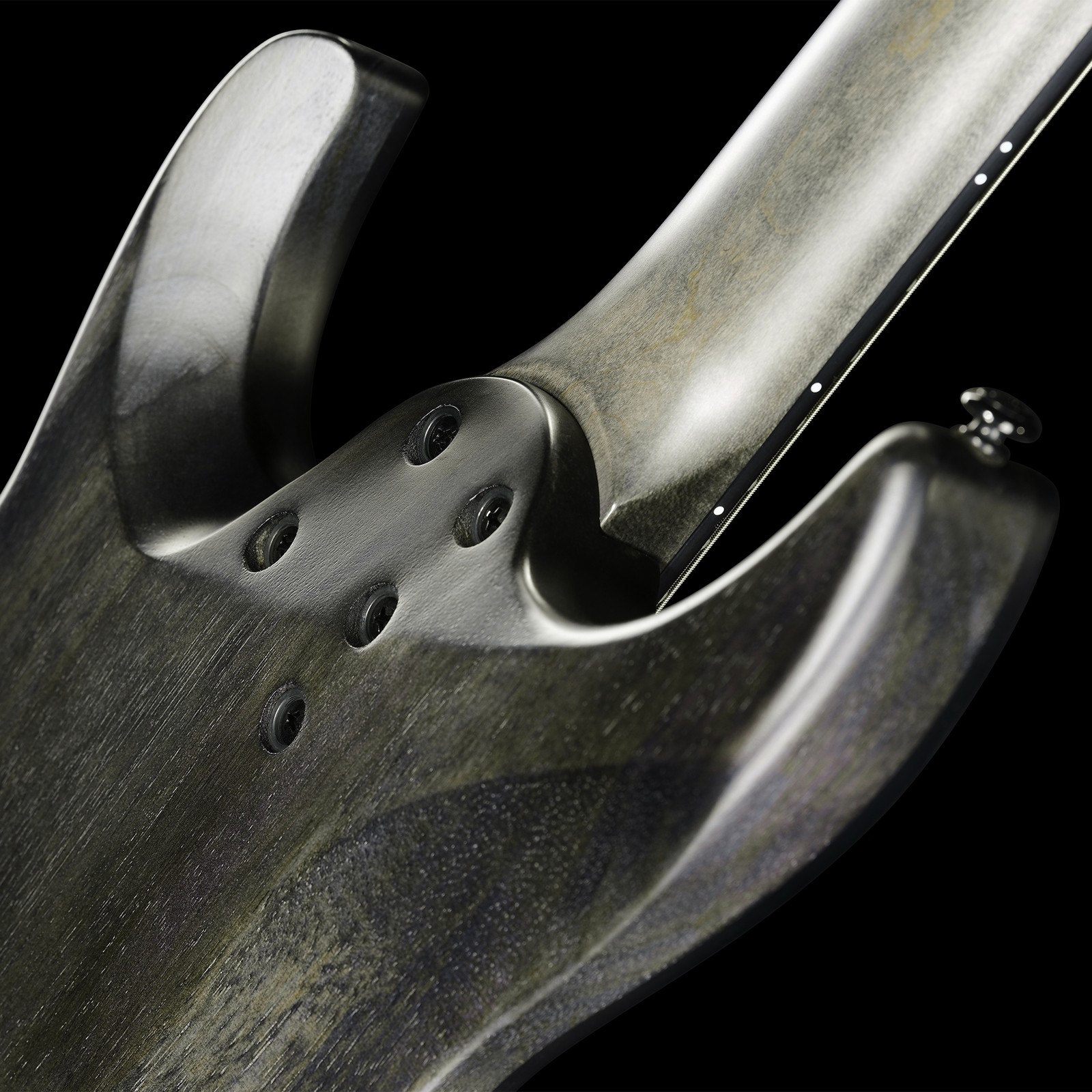Schecter Omen Elite-7 MS Charcoal Halsübergang