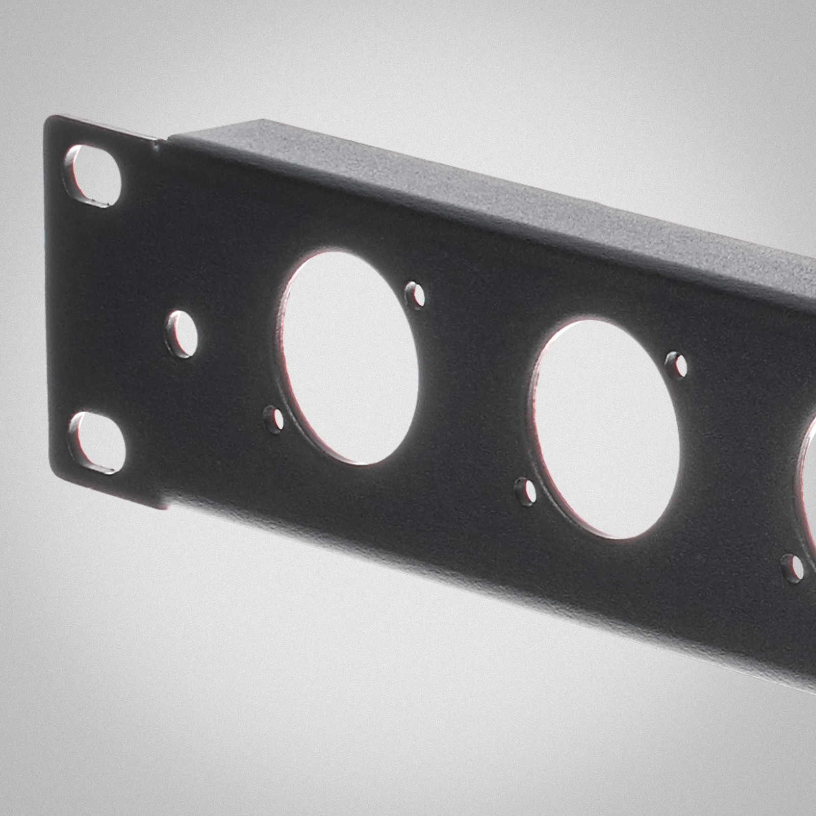 Thon Rack Panel 1U 10 XLR 90°, Detail