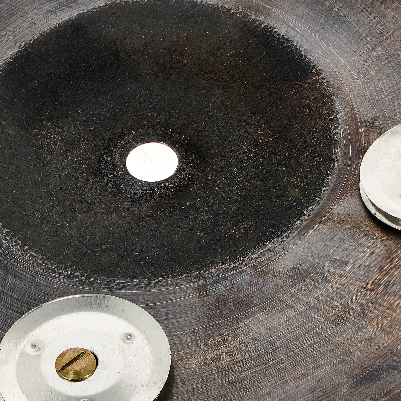 Detail des Becken-Stacks mit Jingles