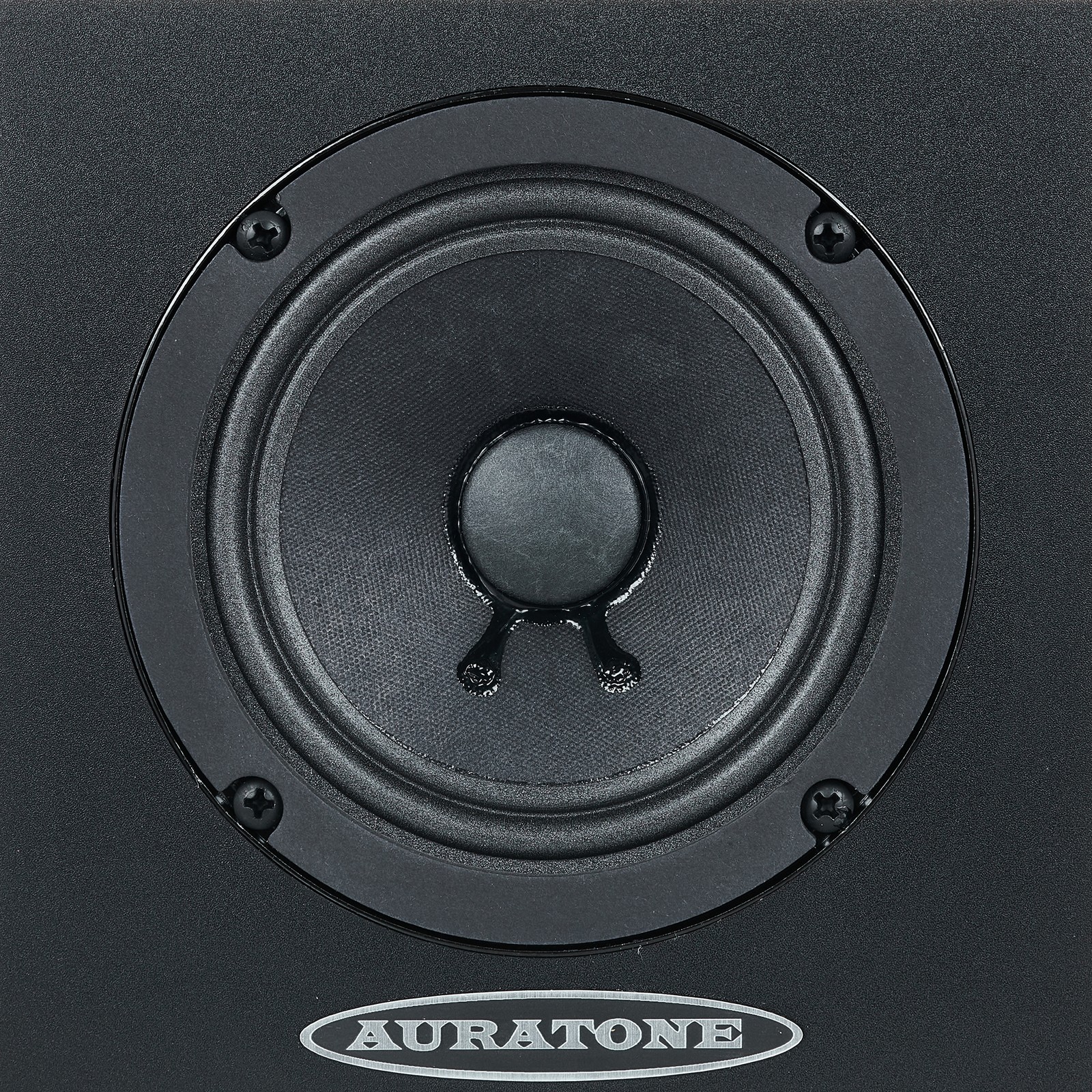 Auratone 5C Active Sound Cube Single Bk, Logo auf der Vorderseite