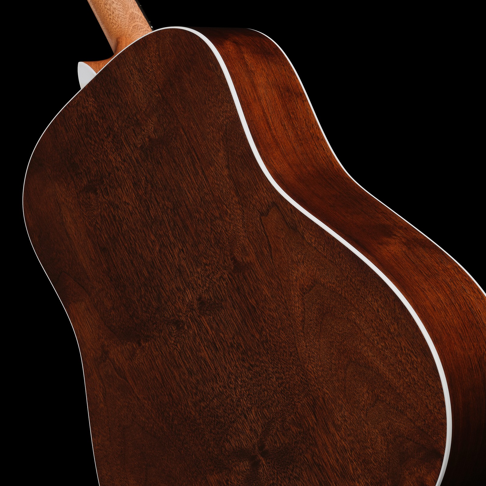 Martin Guitar D-13E Retro Walnut, Rückseite