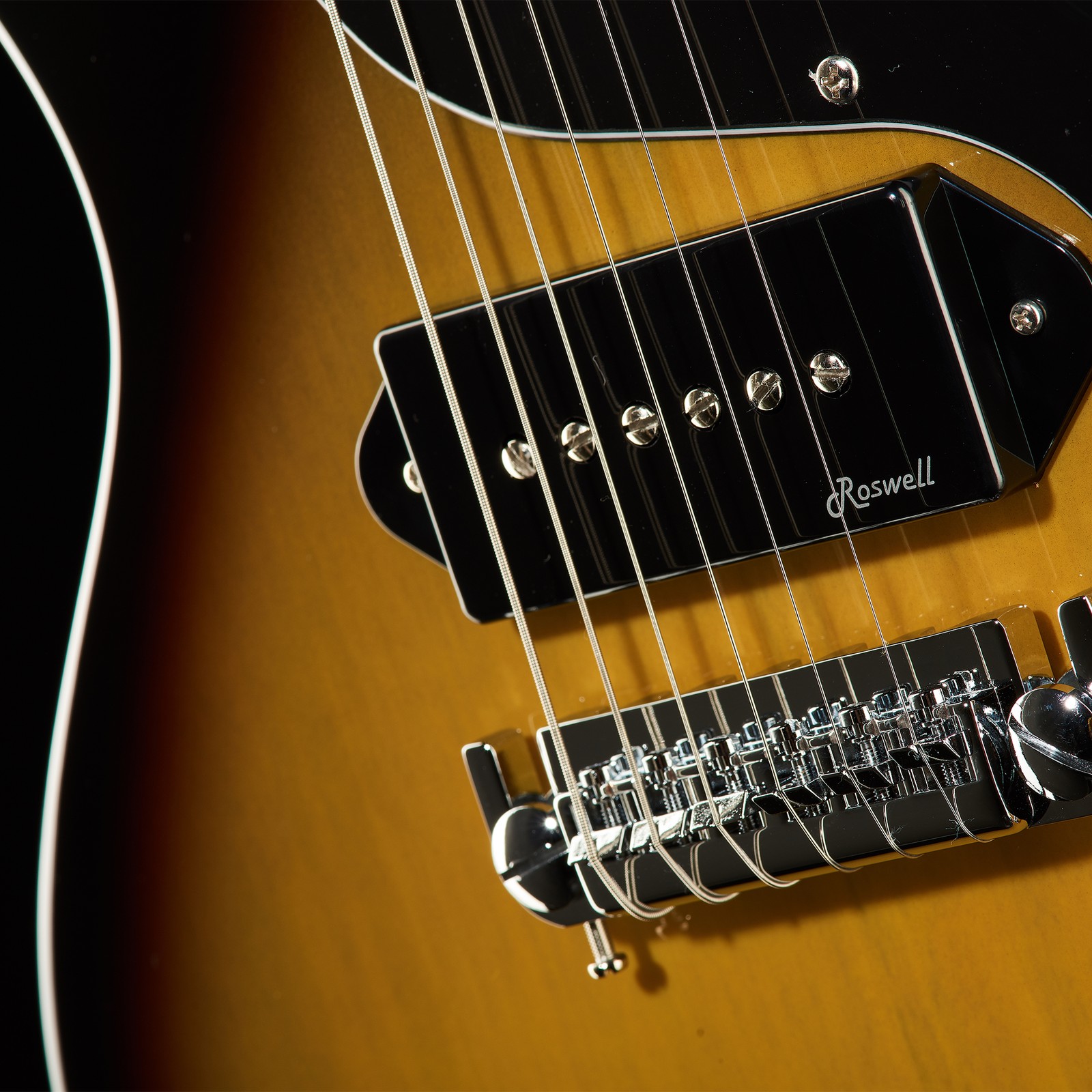 korpus der Harley Benton SC-Junior Vintage Sunburst