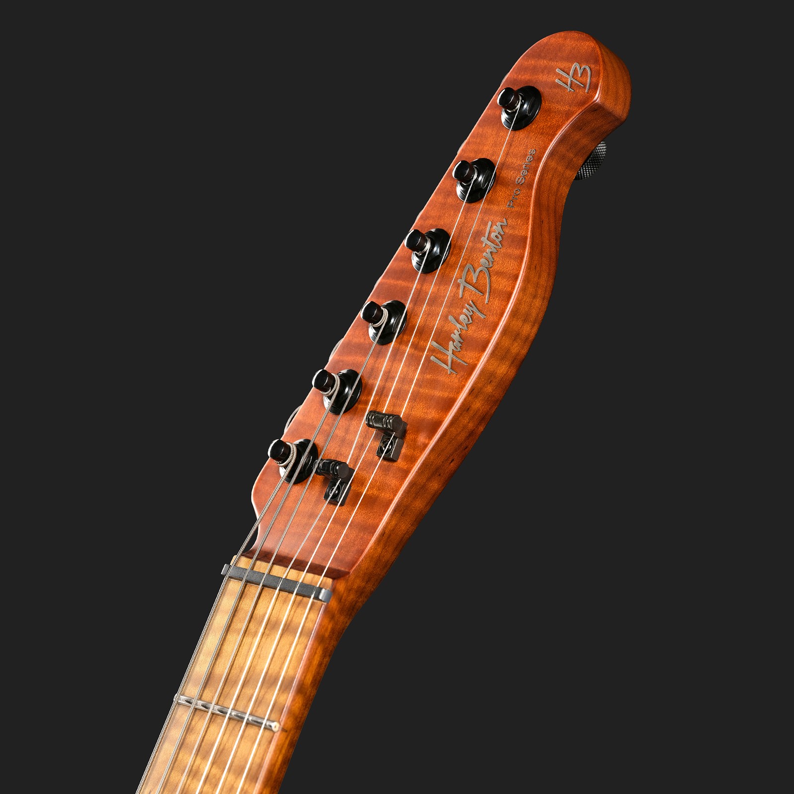 Kopfplatte der Harley Benton Fusion-T II HH MN WM