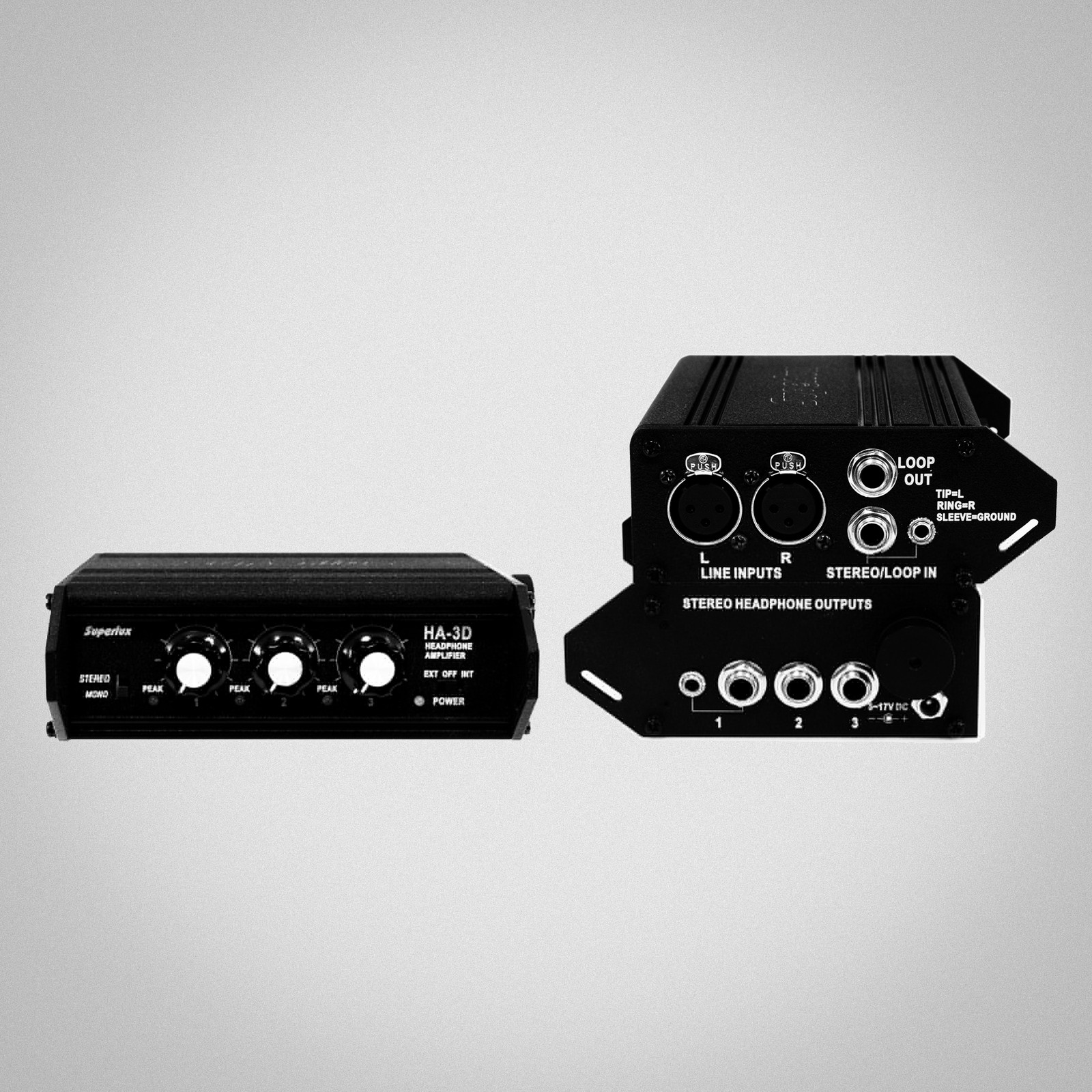 Connexions du Superlux HA3D