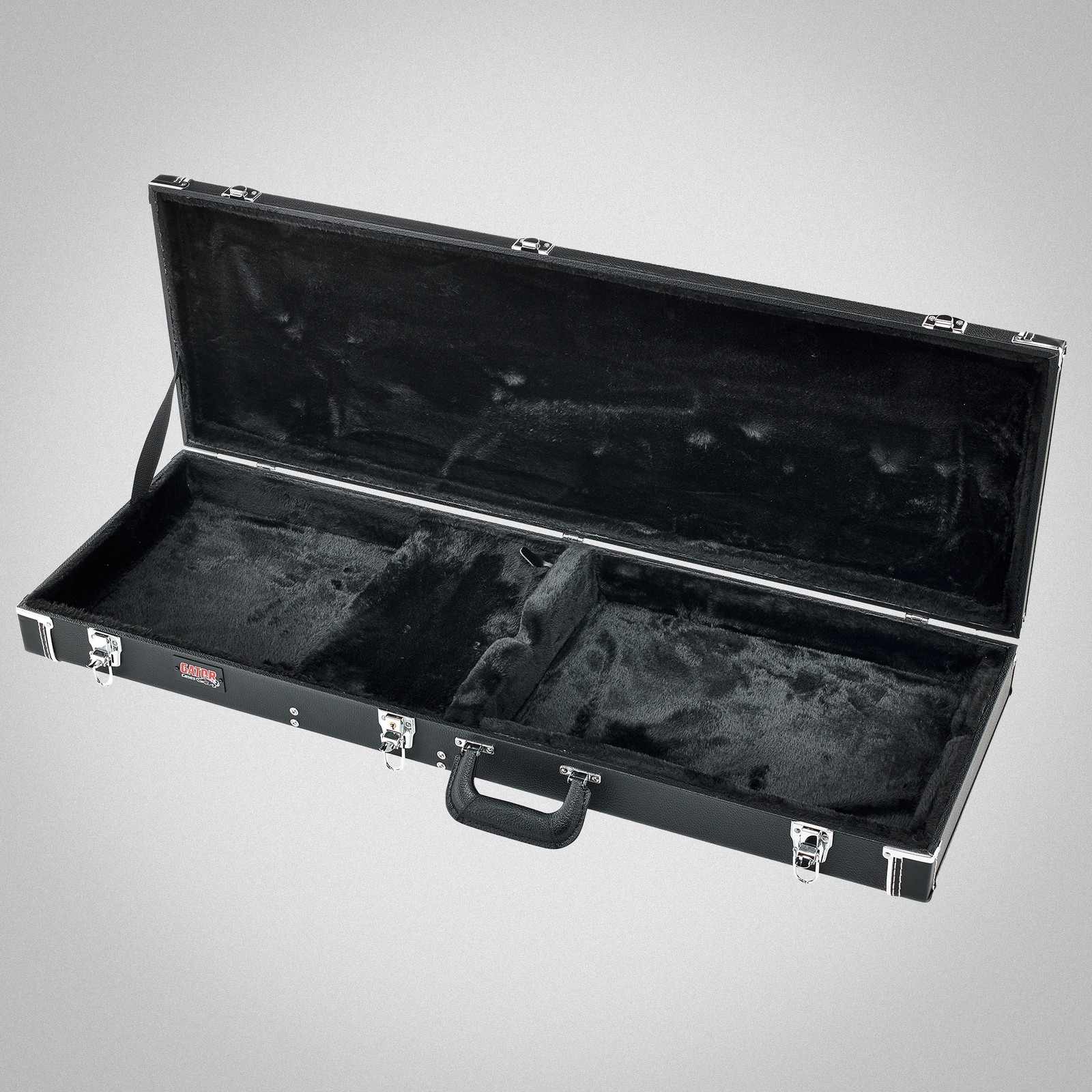Gator Koffer für E-Gitarre, geöffnet