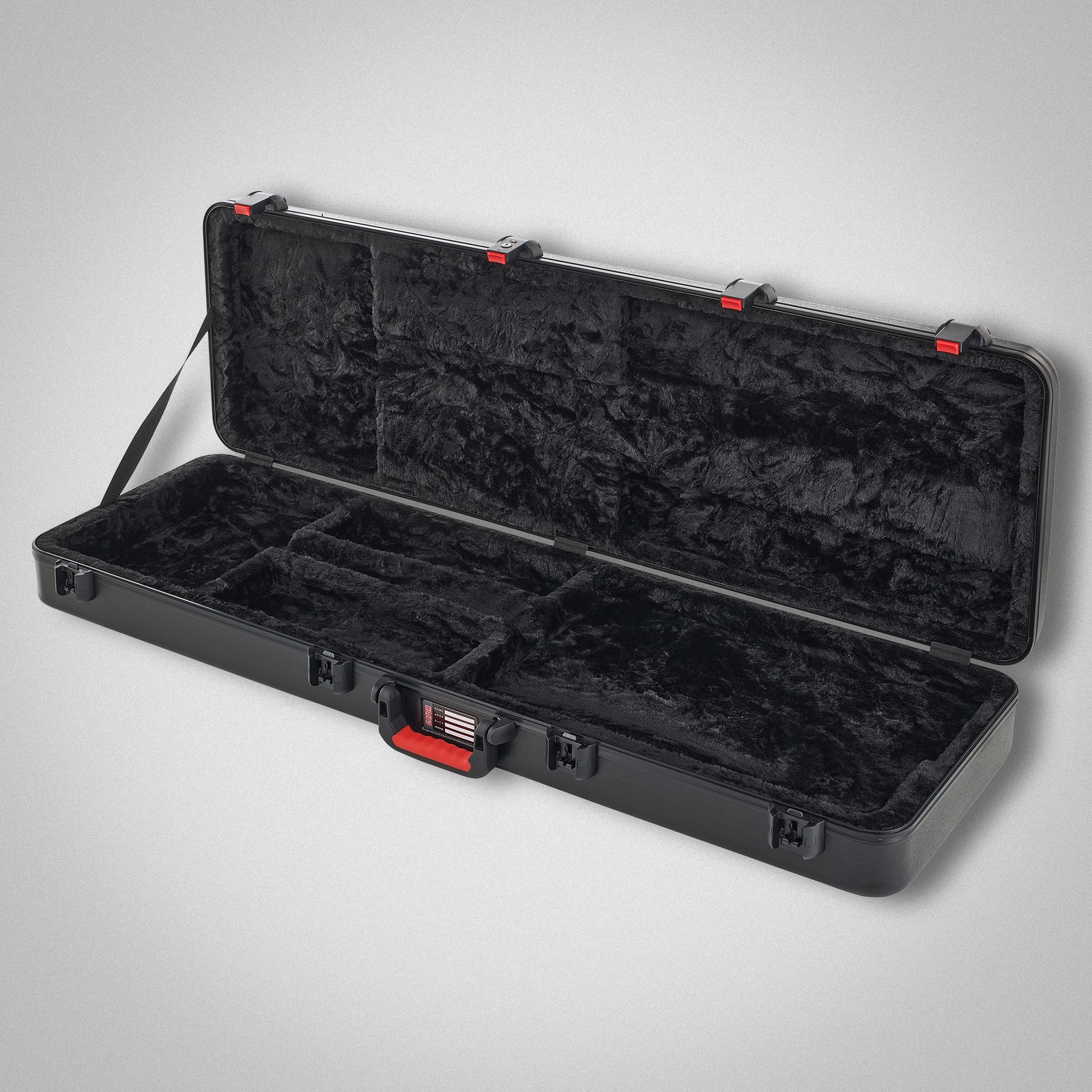 Gator TSA ATA Mold Bass Guitar Case, Koffer für E-Bass geöffnet