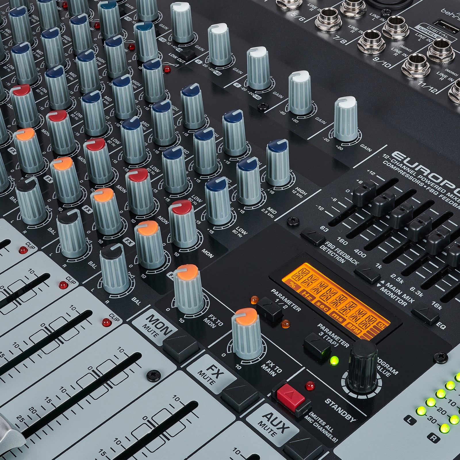 Detail des Behringer PMP 500, Powermixer