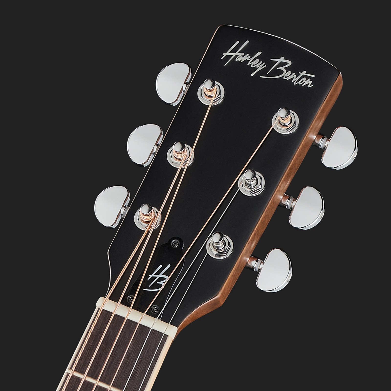 Harley Benton Custom Line N-150CE Natural, Kopfplatte