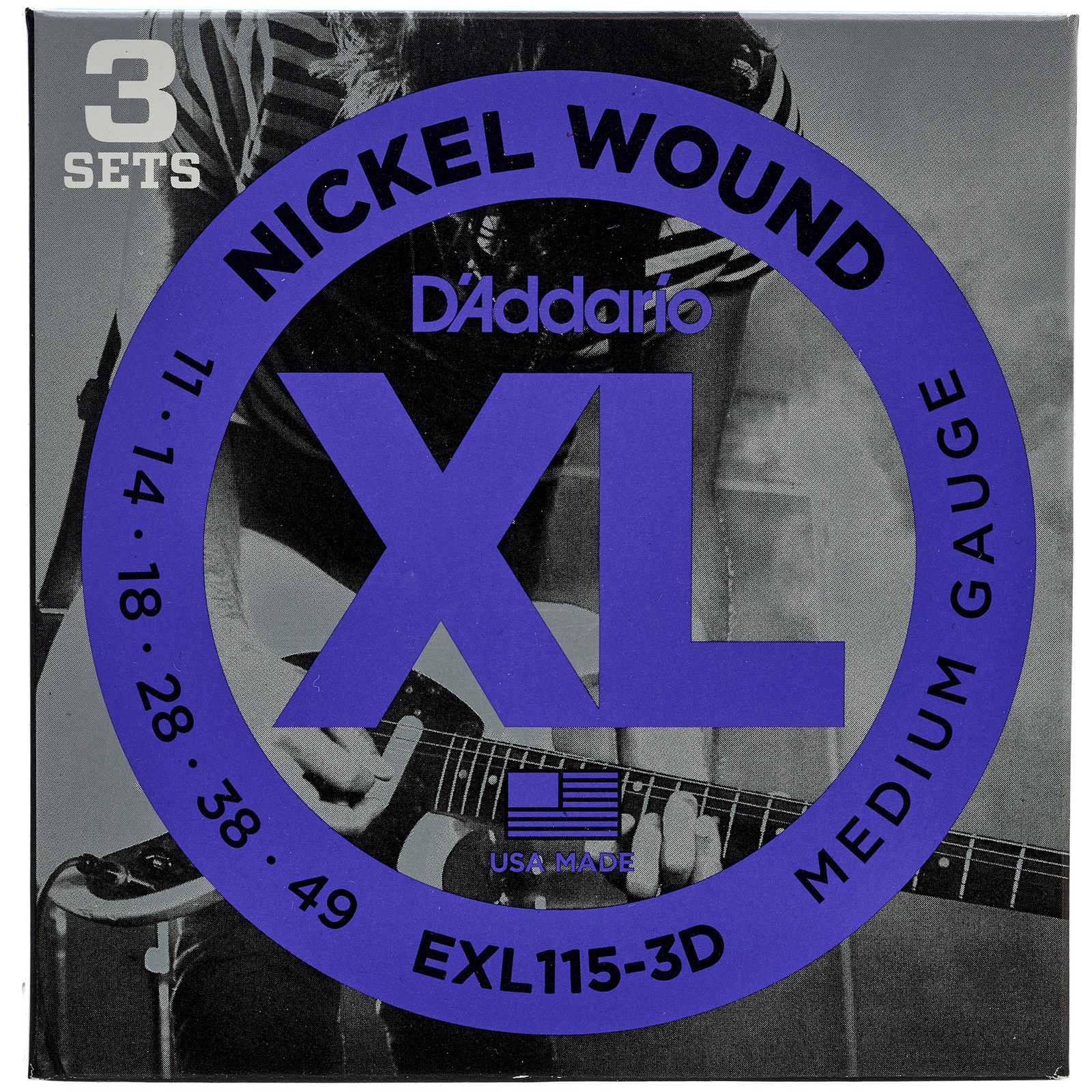 D'Addario EXL115-3D Saitensätze für E-Gitarre