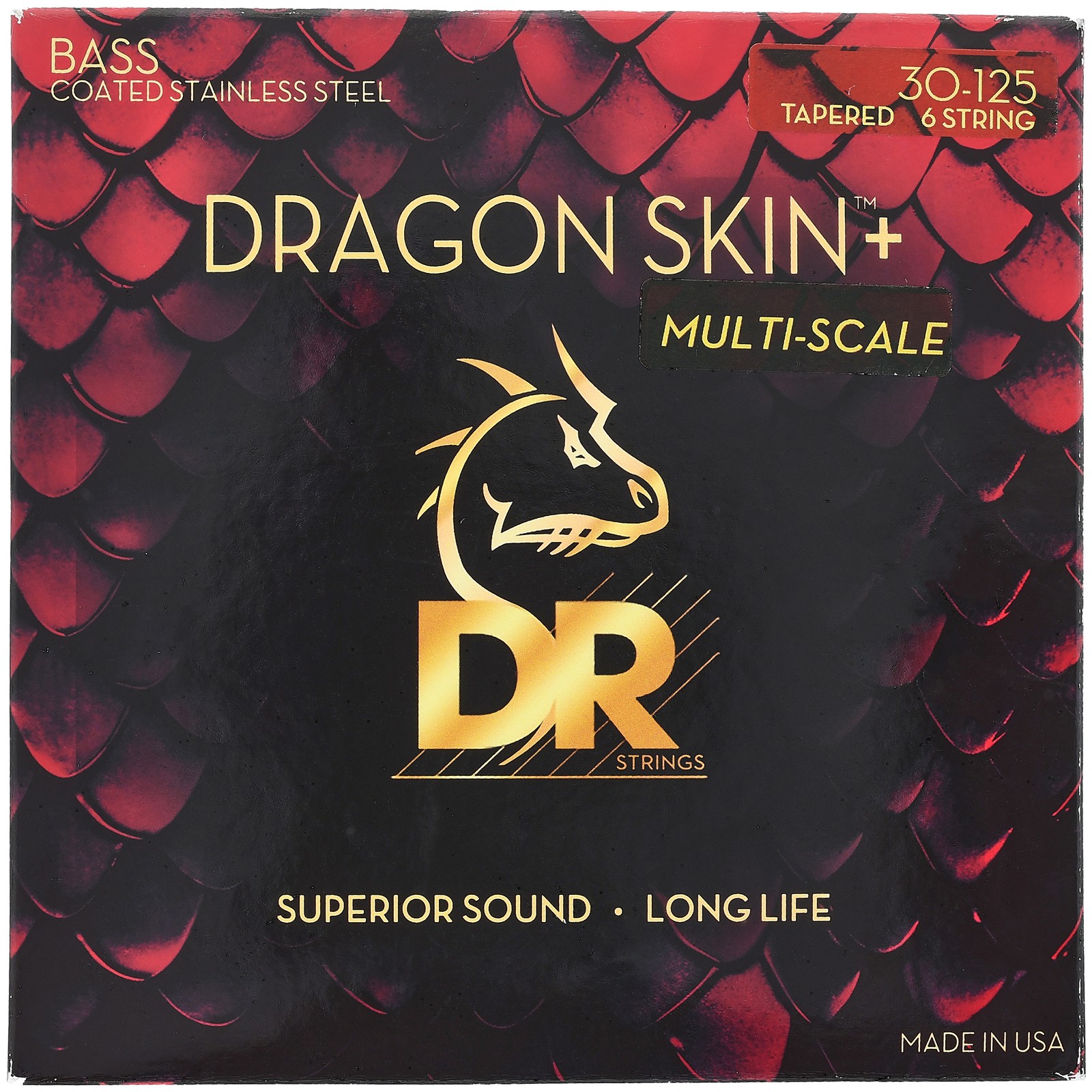 DR Strings Dragon Skin+ DBSM6-30 Coated