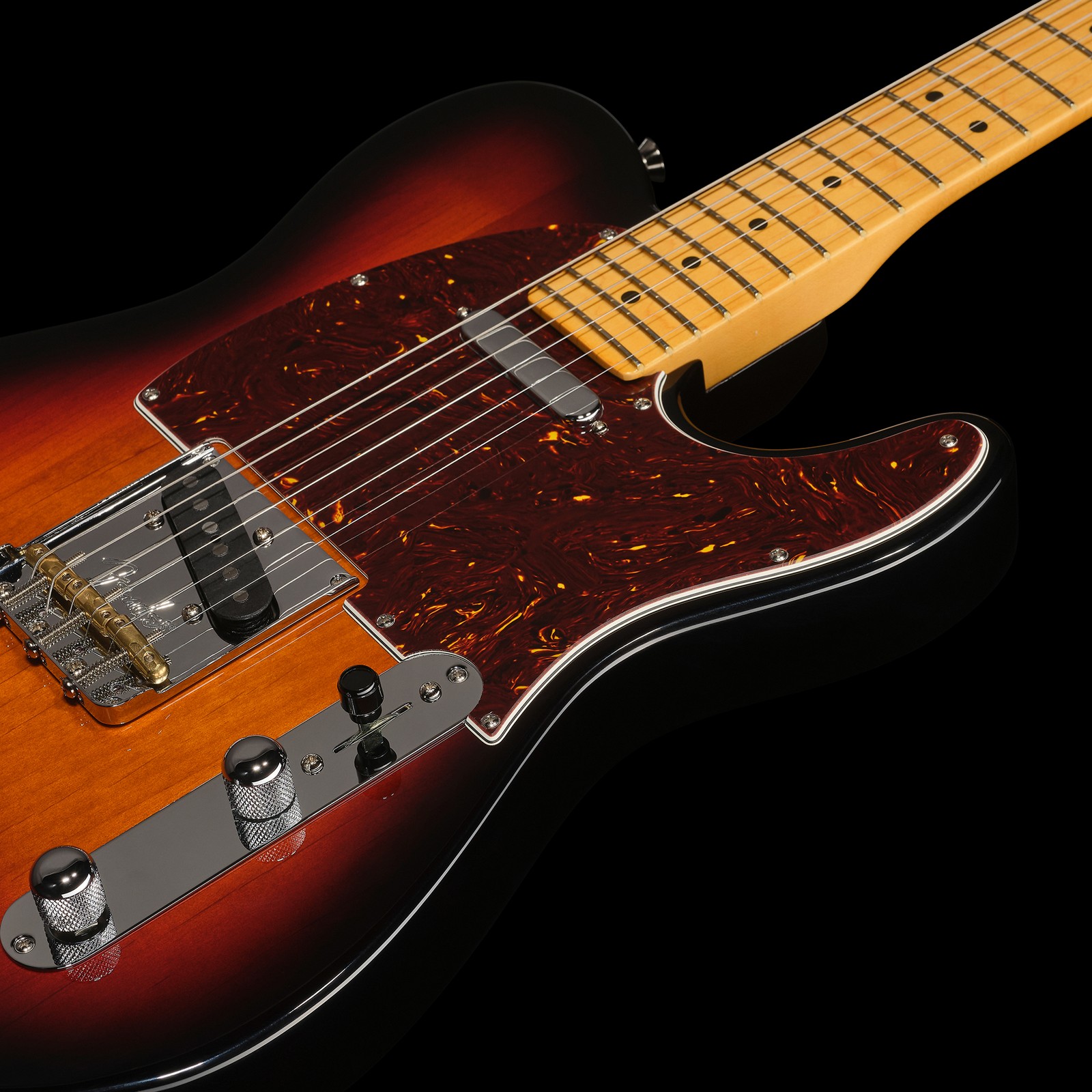 Decke der Fender AM Pro II Tele MN 3TSB E-Gitarre