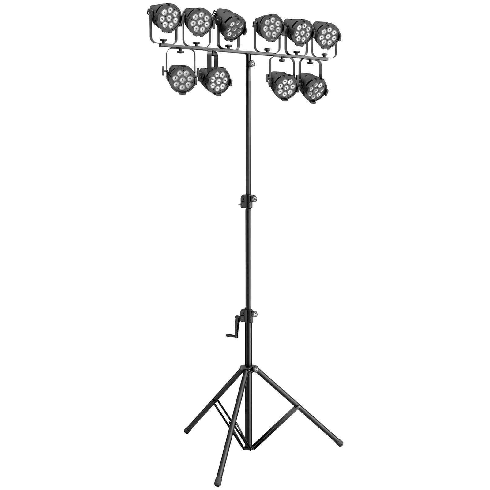 K&M 24730 Wind-Up Stativ 3000 mit Leuchten