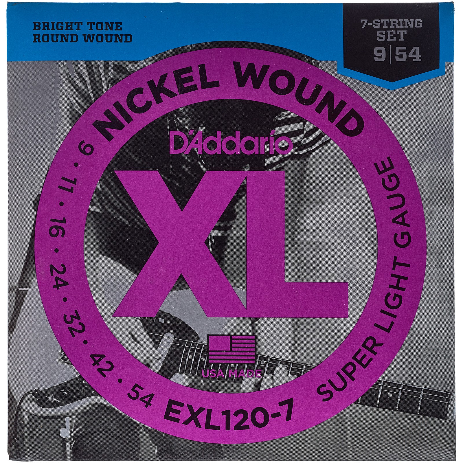 Daddario EXL120-7