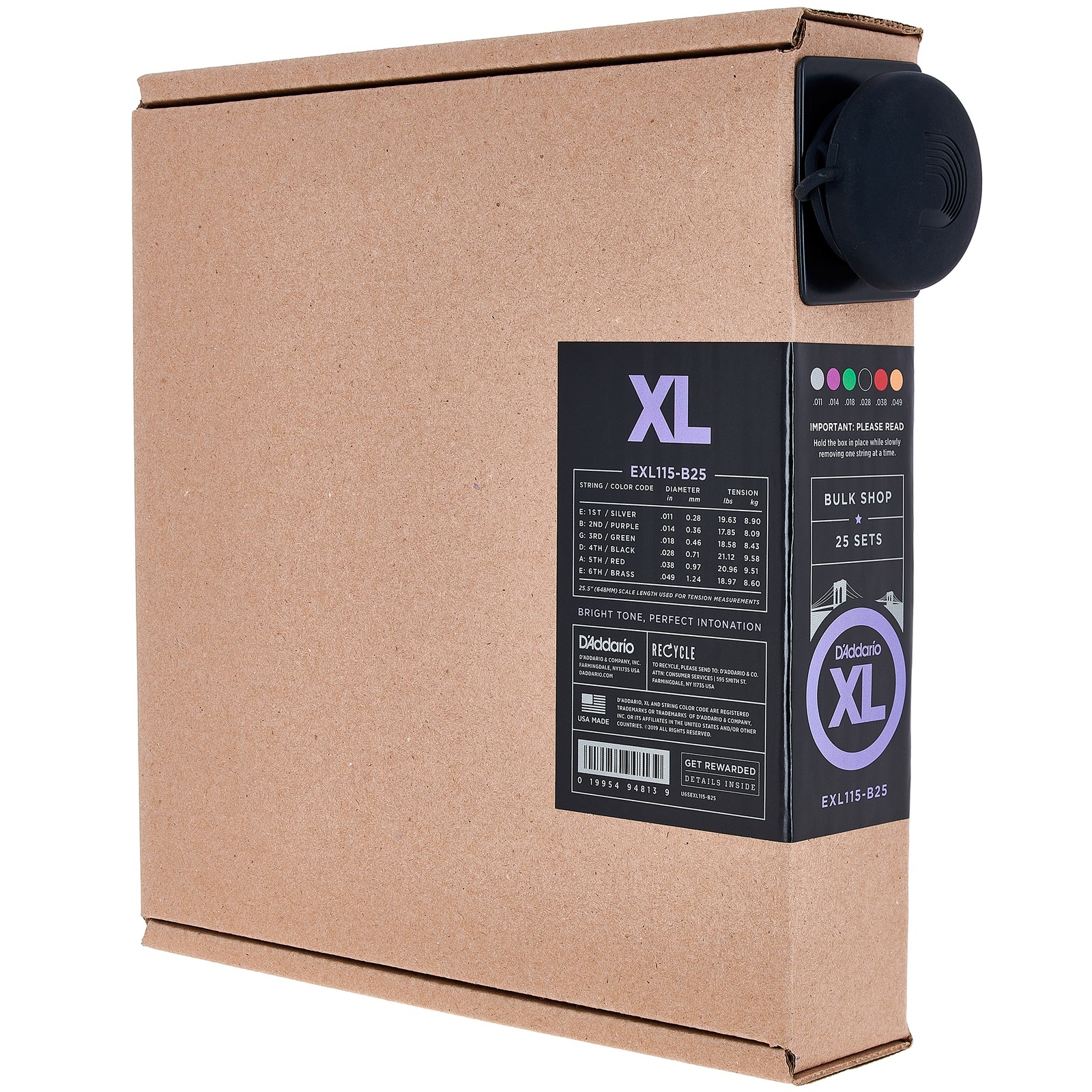 D'Addario EXL115-B25