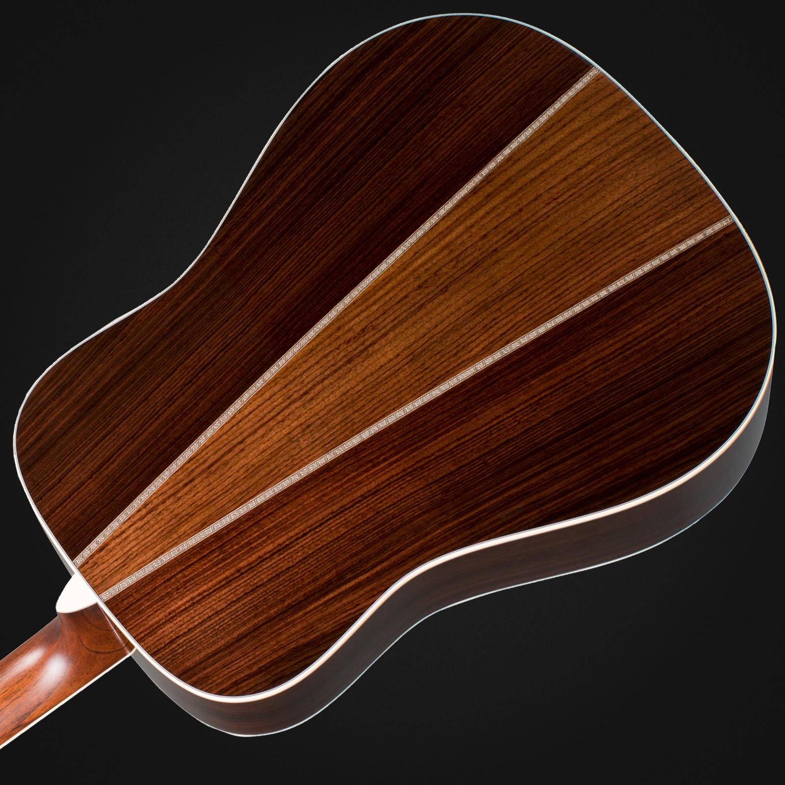 Rückseite der Martin Guitars D35