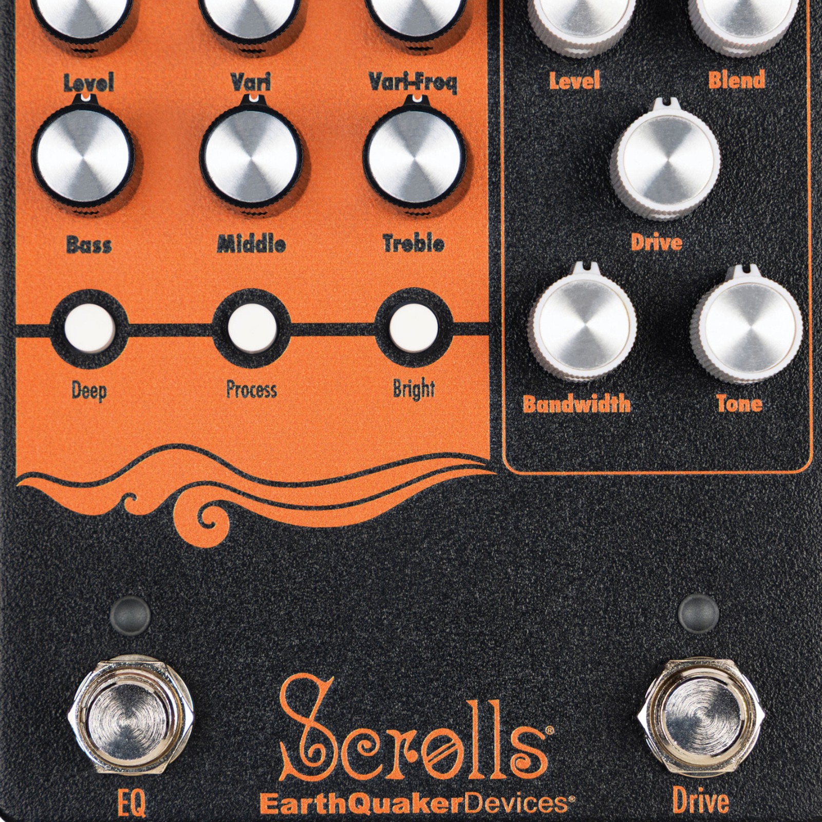 EarthQuaker Devices Scrolls Bass Odyssey, Logo