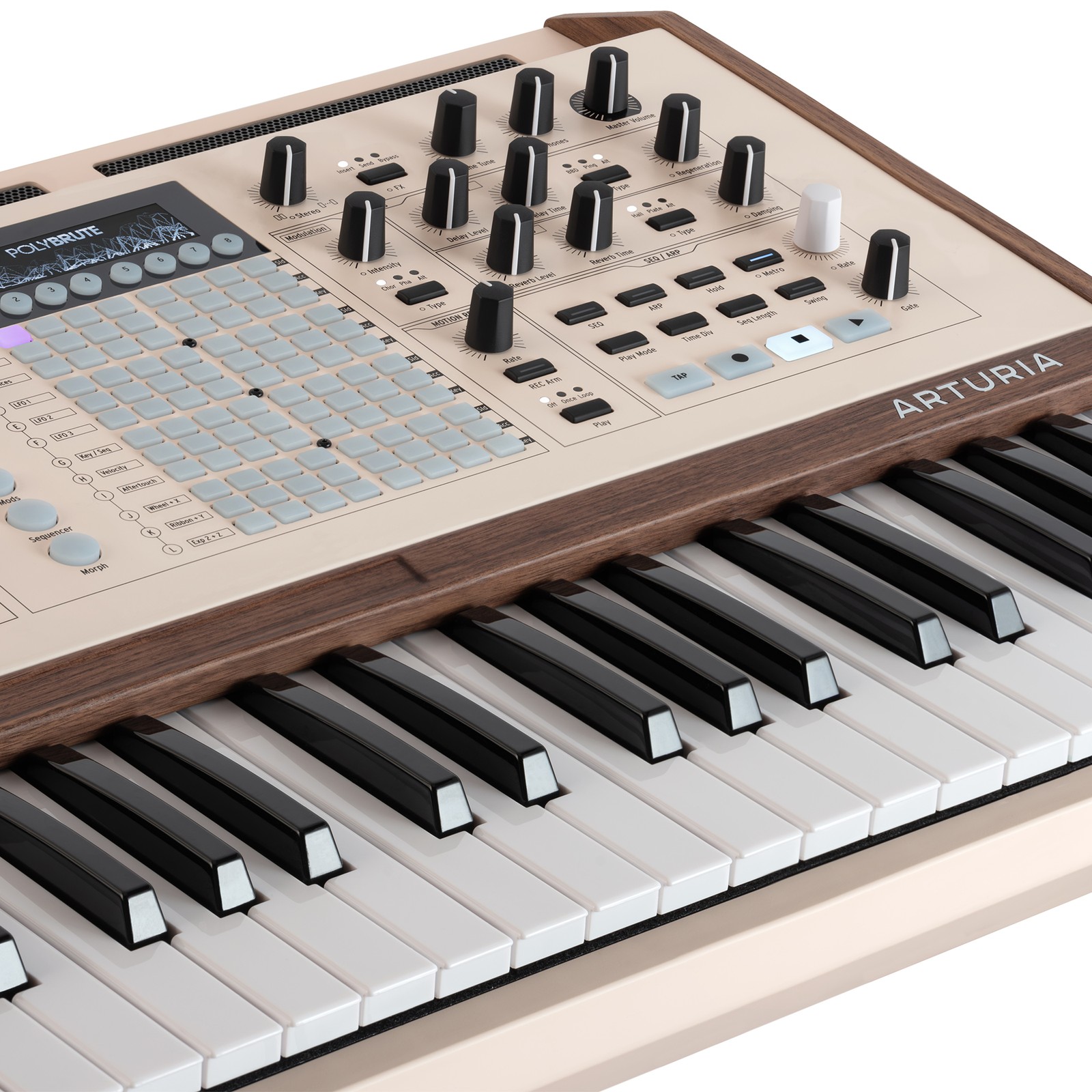 Logo d’Arturia sur le Polybrute