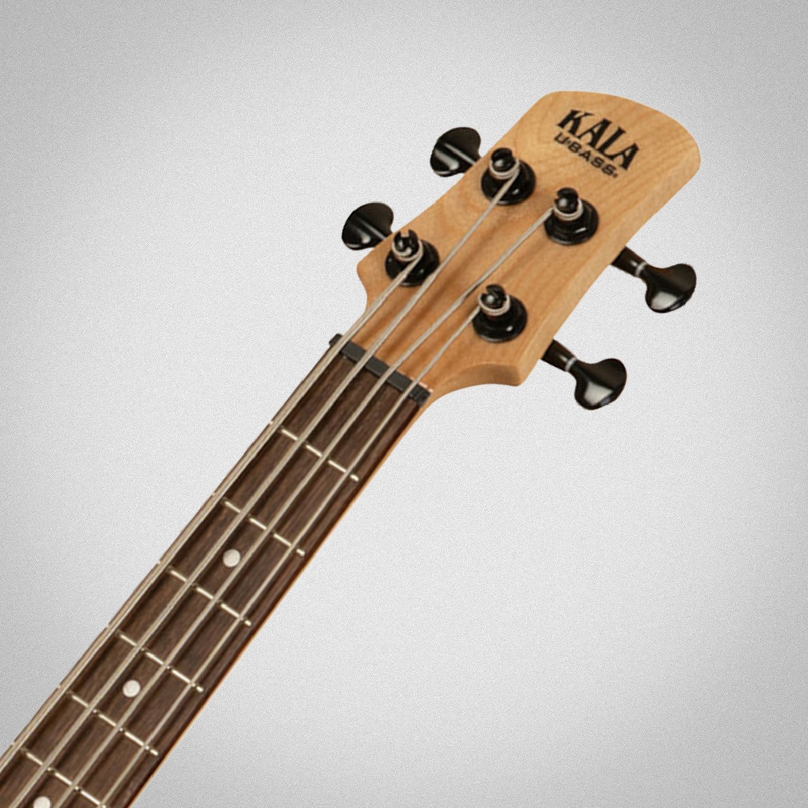 Kala U-Bass Solid Body TB, headstock with logo