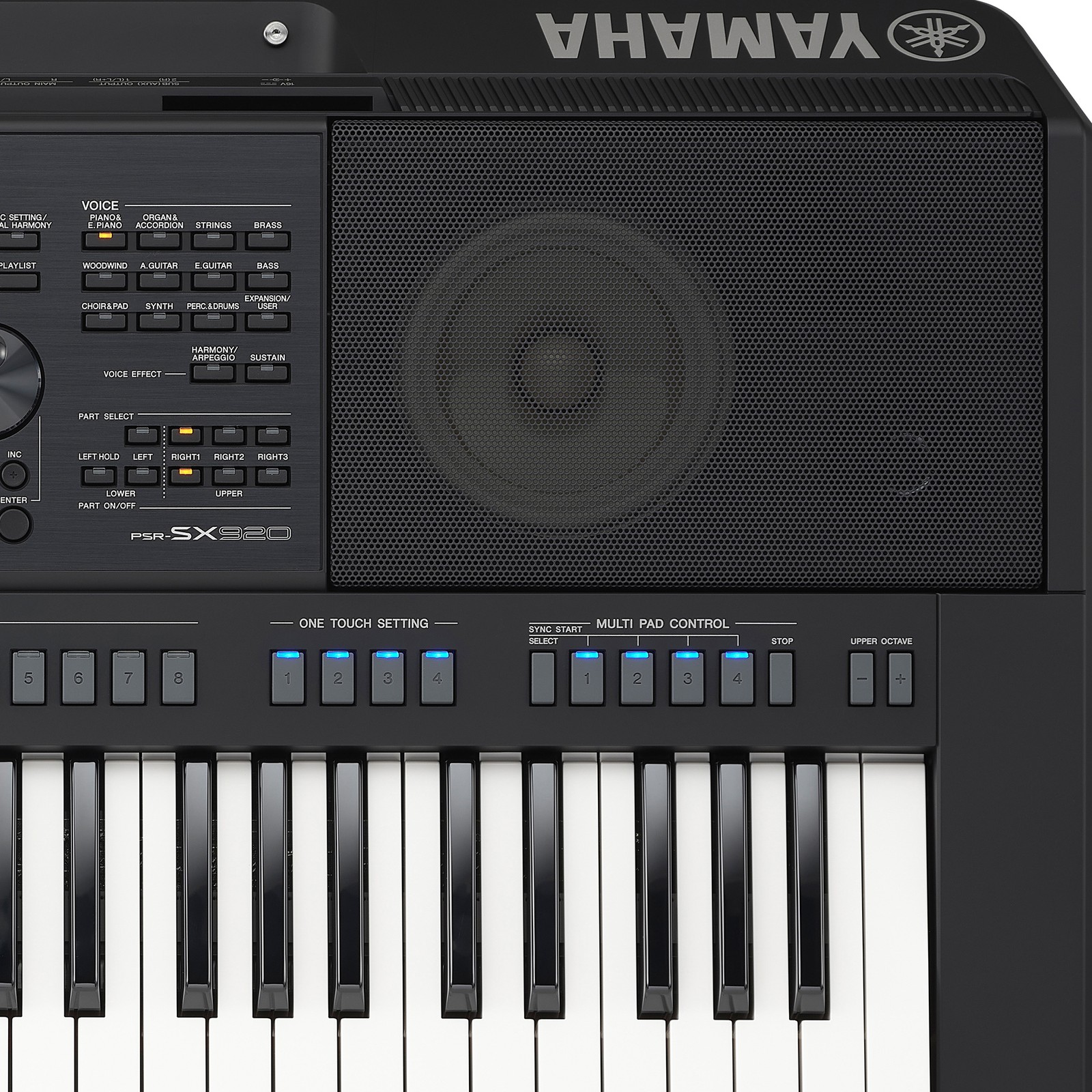 Logo Yamaha sur le PSR-SX920
