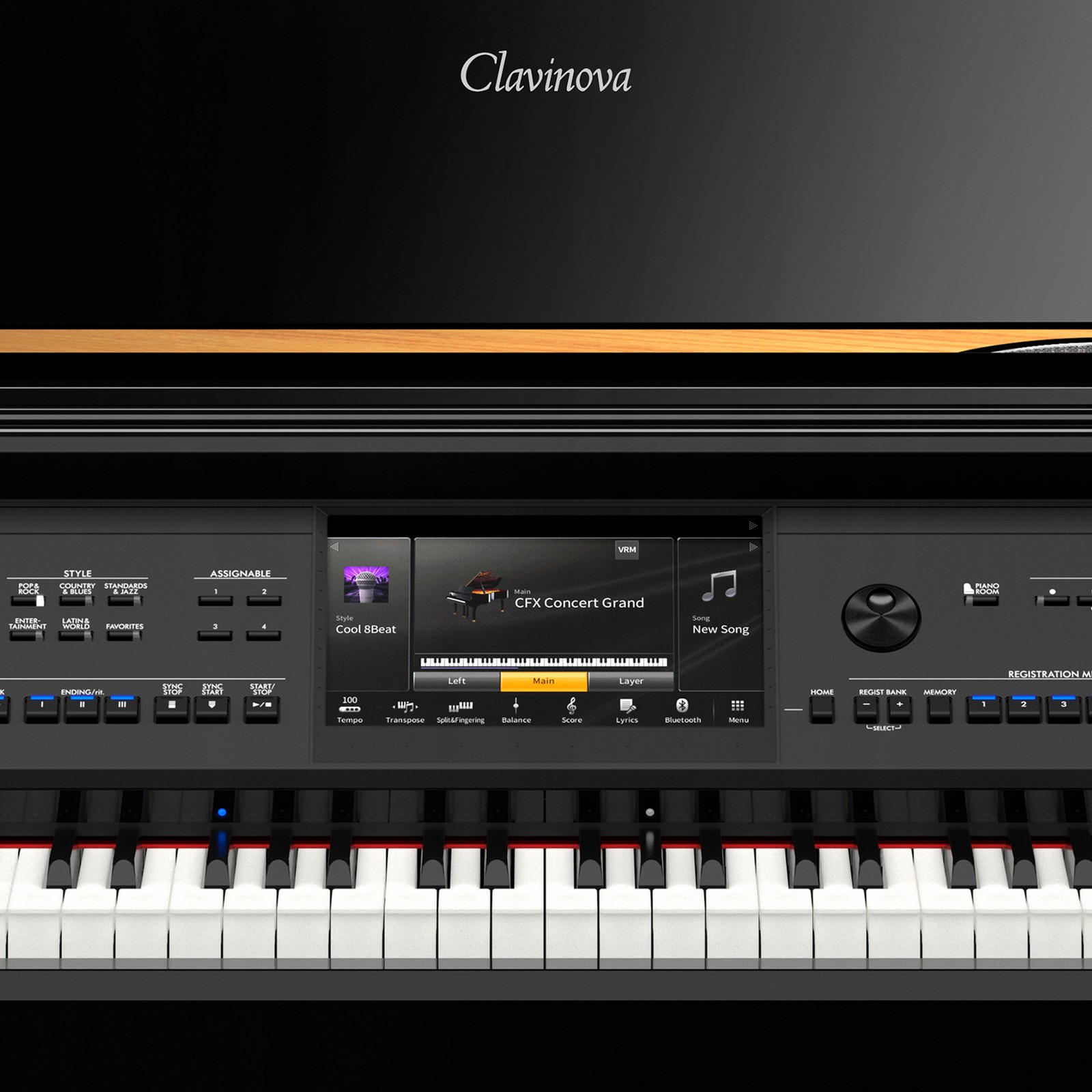 Detail des Yamaha CVP-909GP