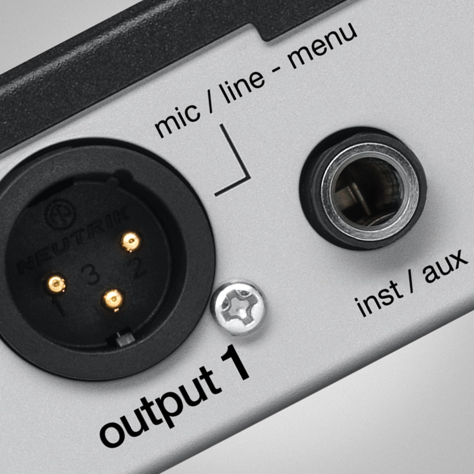 Shure SLXD4DE S50, Detail Rückseite