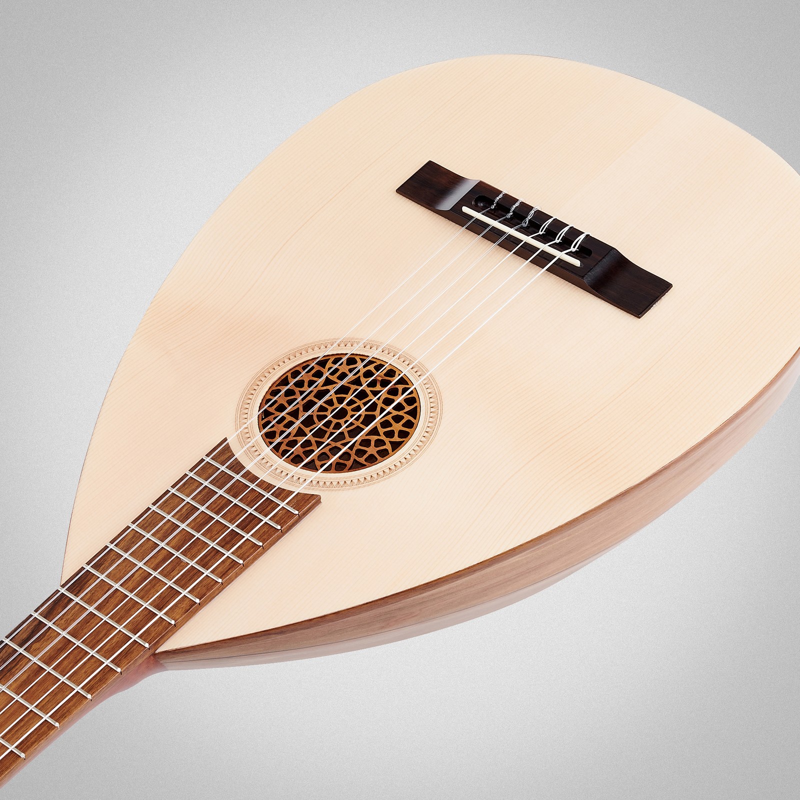 Thomann Lute Guitar Standard Walnut, Korpusmuschel aus Walnuss