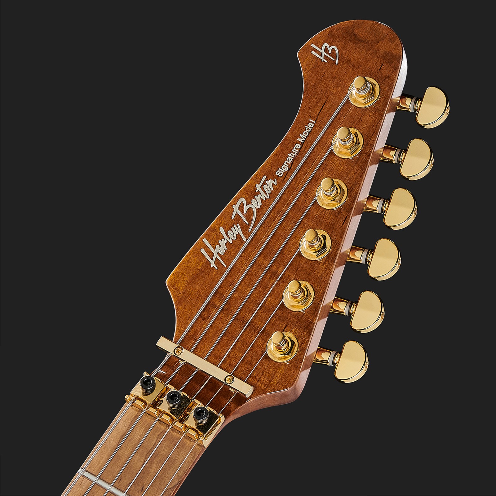 Harley Benton Guitar MAX Fusion Signature, headstock
