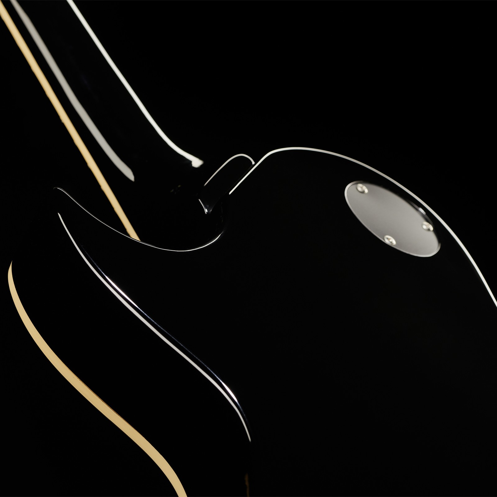 Harley Benton SC-550 II Silver Burst – Rückseite