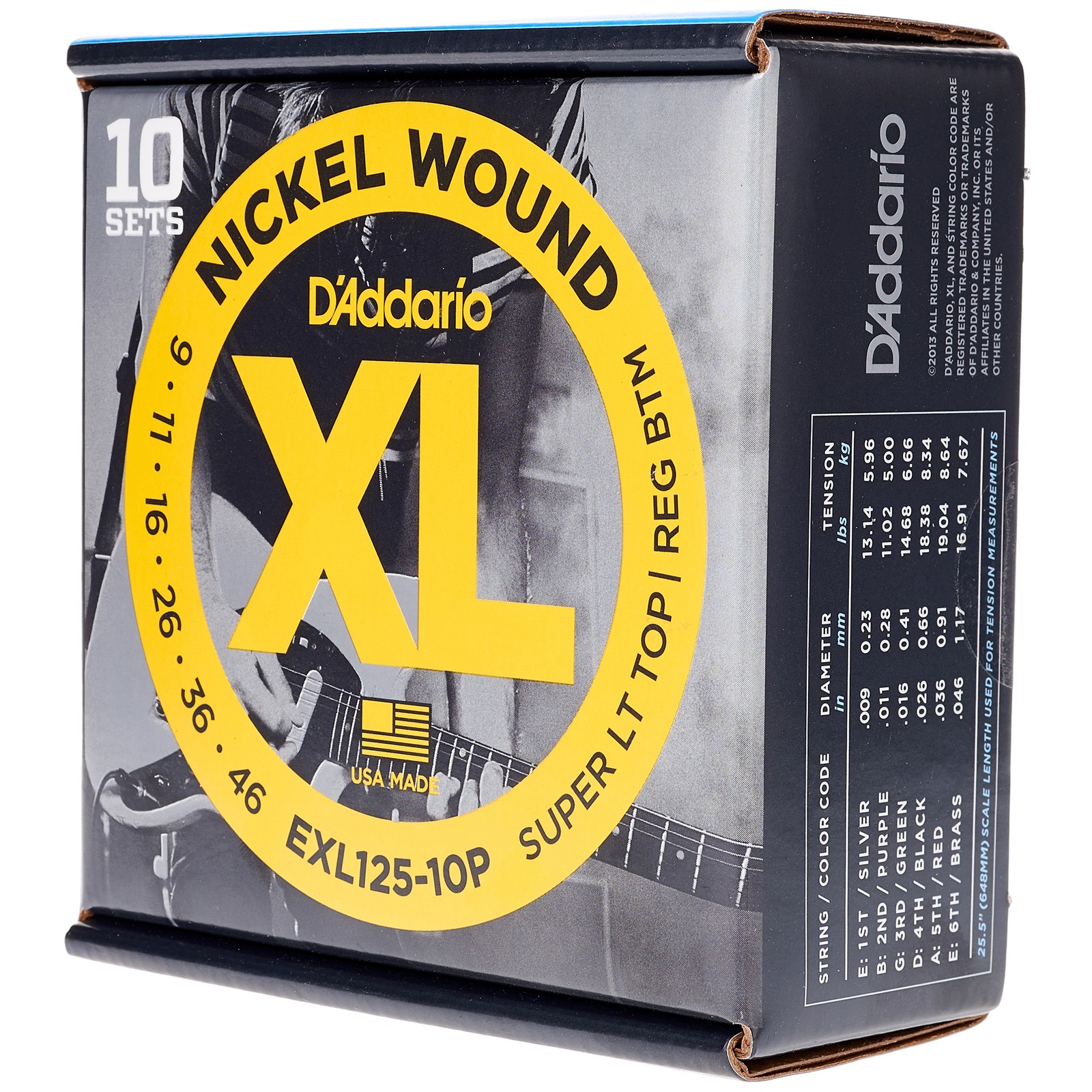D'Addario EXL125-10P