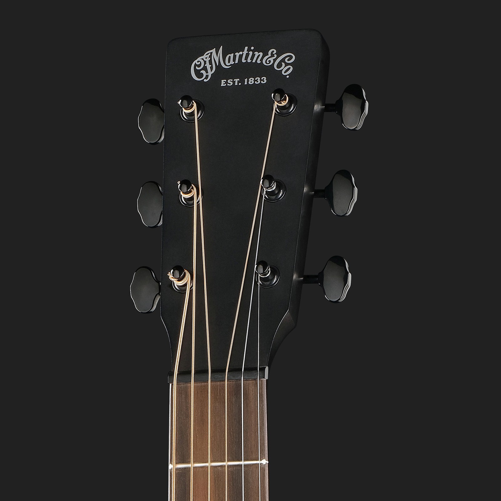 Martin Guitar DC-10E Modern BLK, Kopfplatte