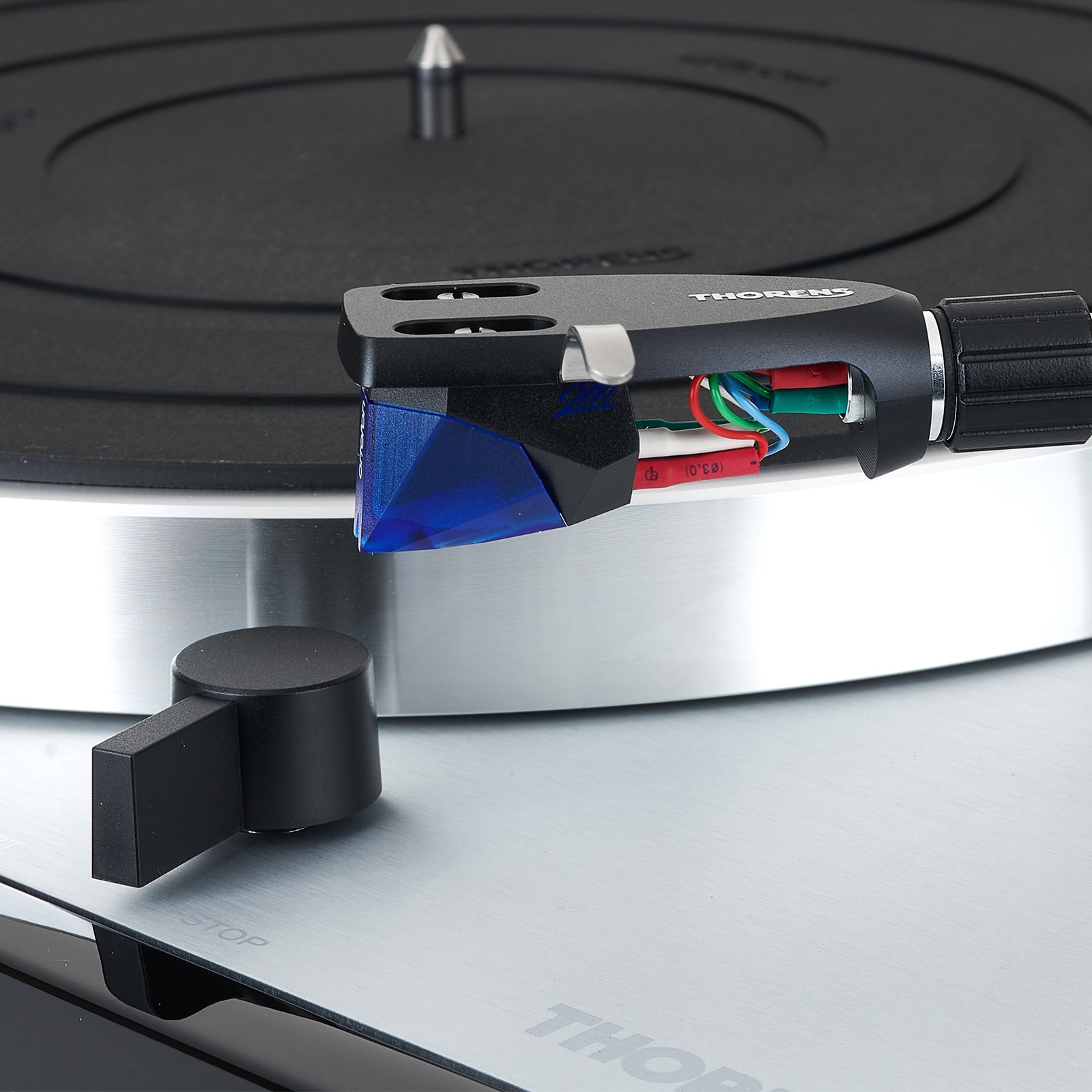 Thorens TD 403 DD black HG, Detail – Nadel