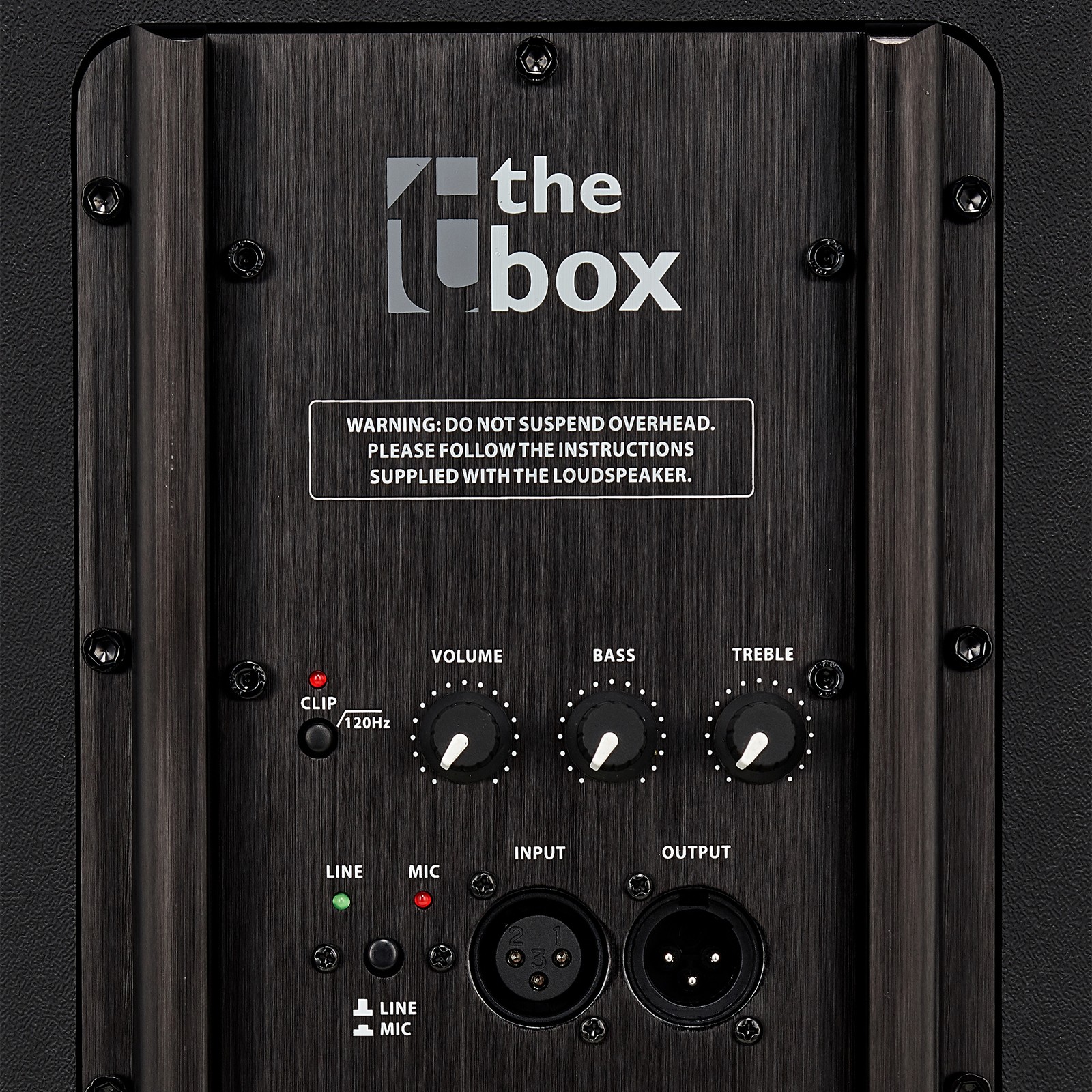 the box PA502 A aktives Fullrange-System, Rückseite