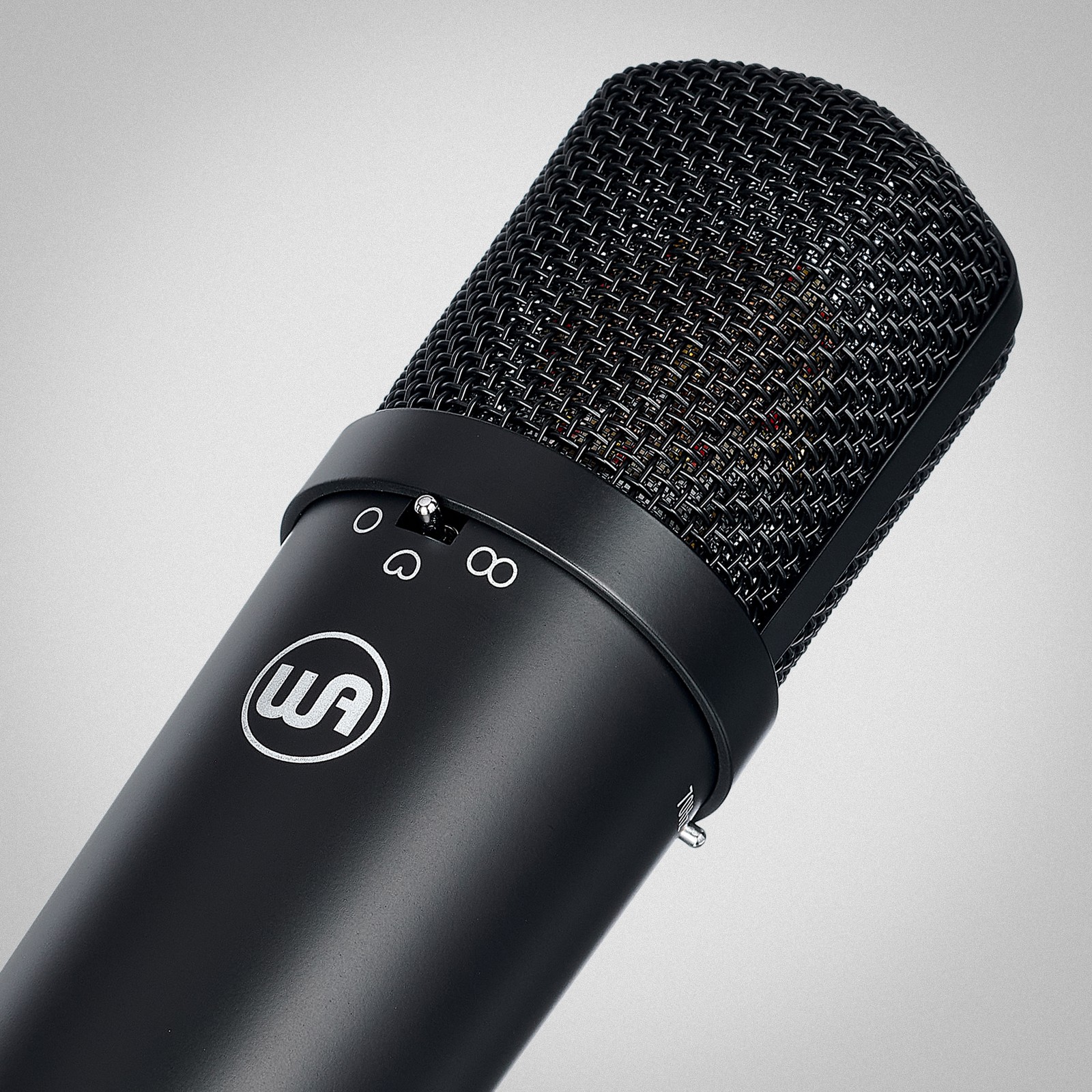 Detail des Großmembran-Kondensatormikrofon, Warm Audio WA-87jr Black