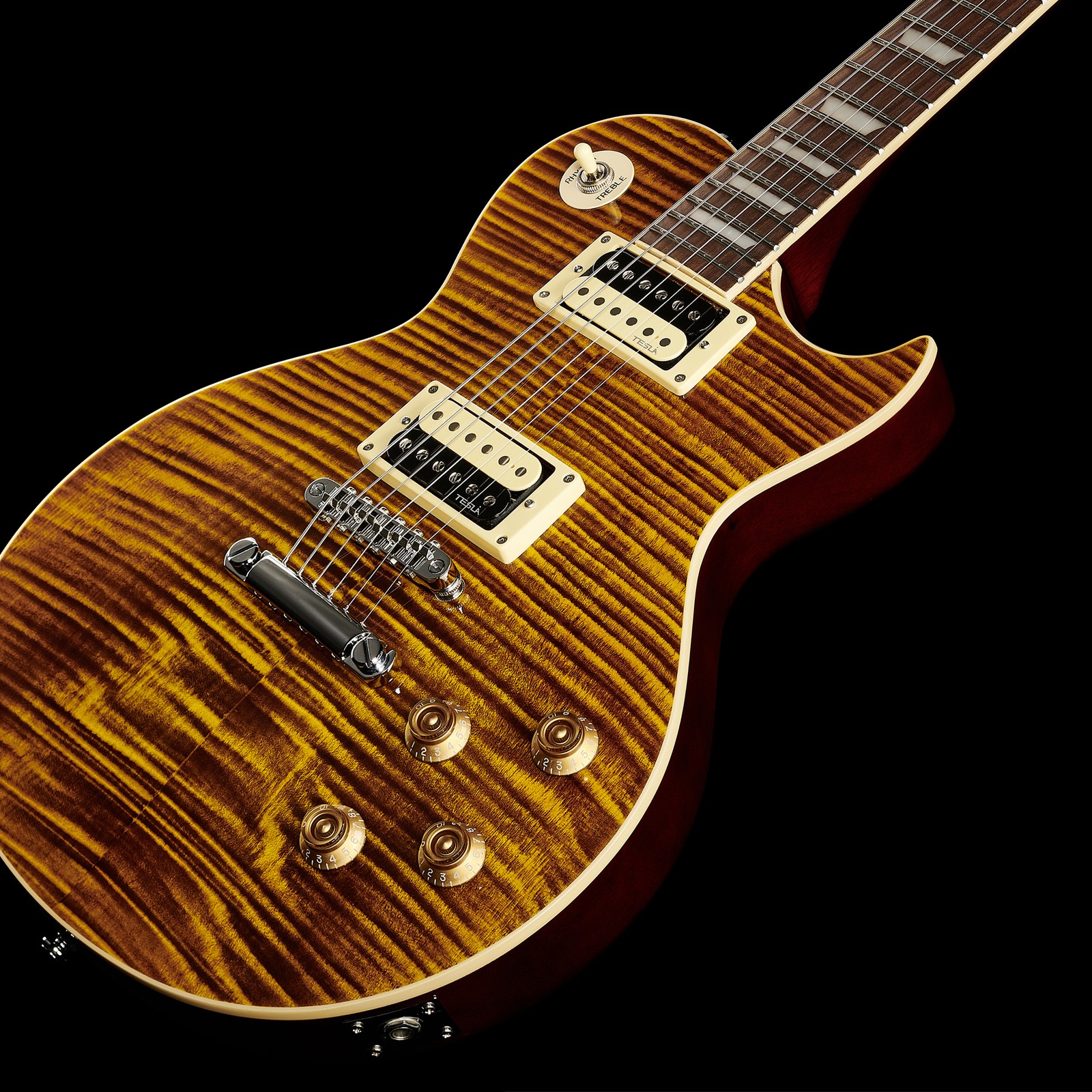 Harley Benton SC-550 II PAF E-Gitarre – Detail