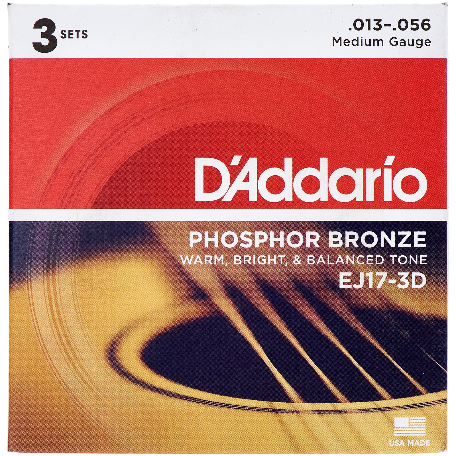 Daddario EJ17-3D