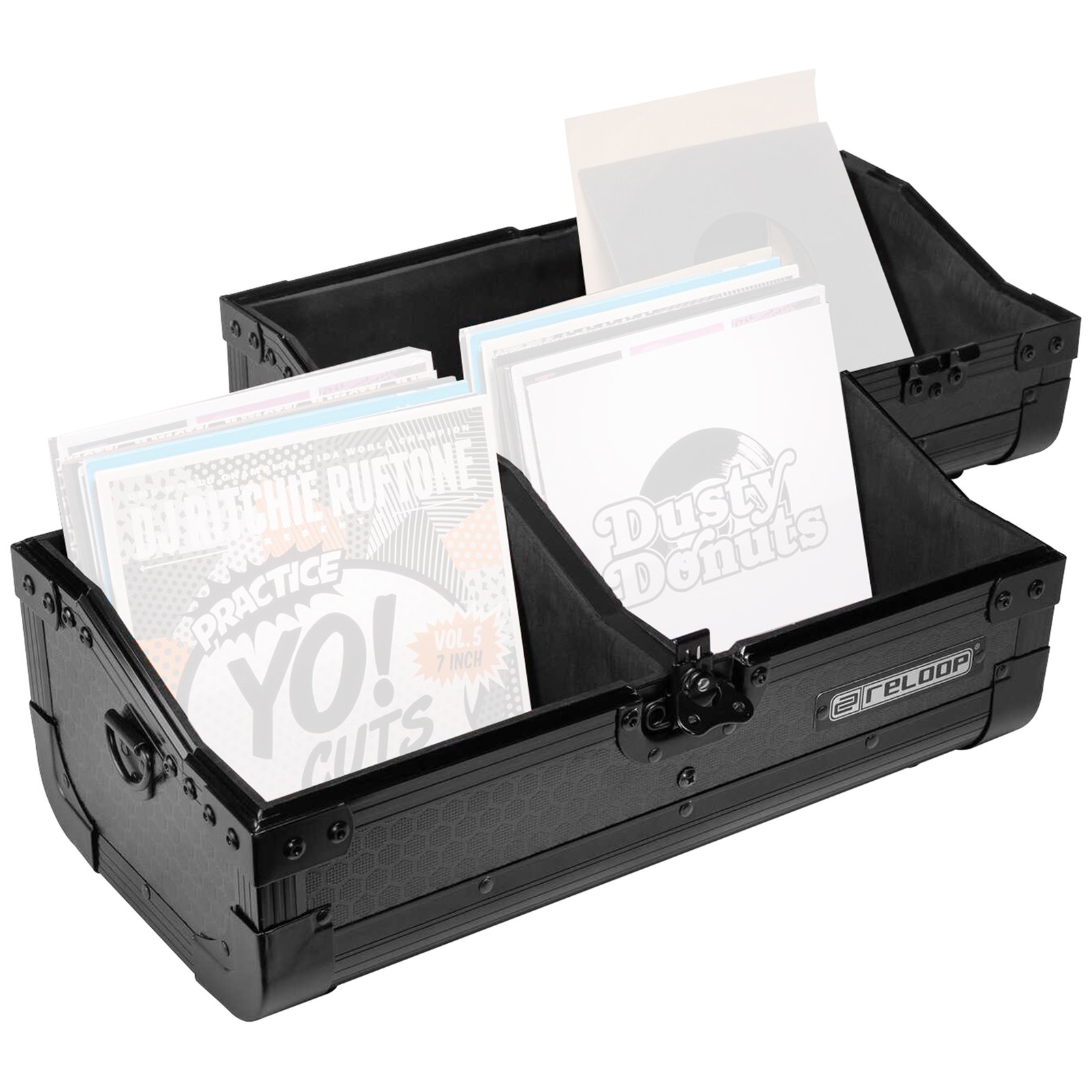 Reloop 7'' Record Case 150 Black, Vinyl-Transportcase