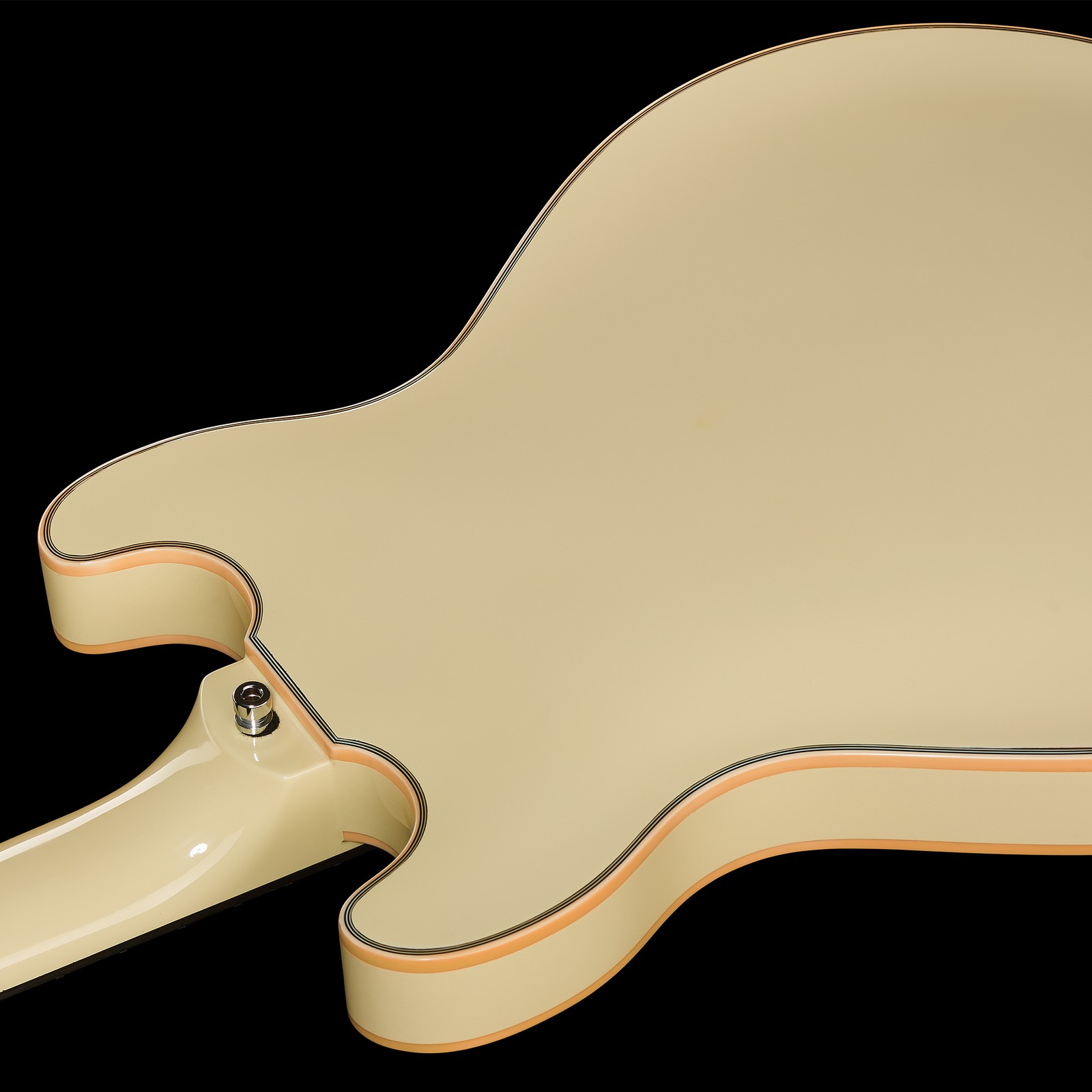 Warwick RB Star Bass 4 SCWHP, semihollow bass guitar, rear view