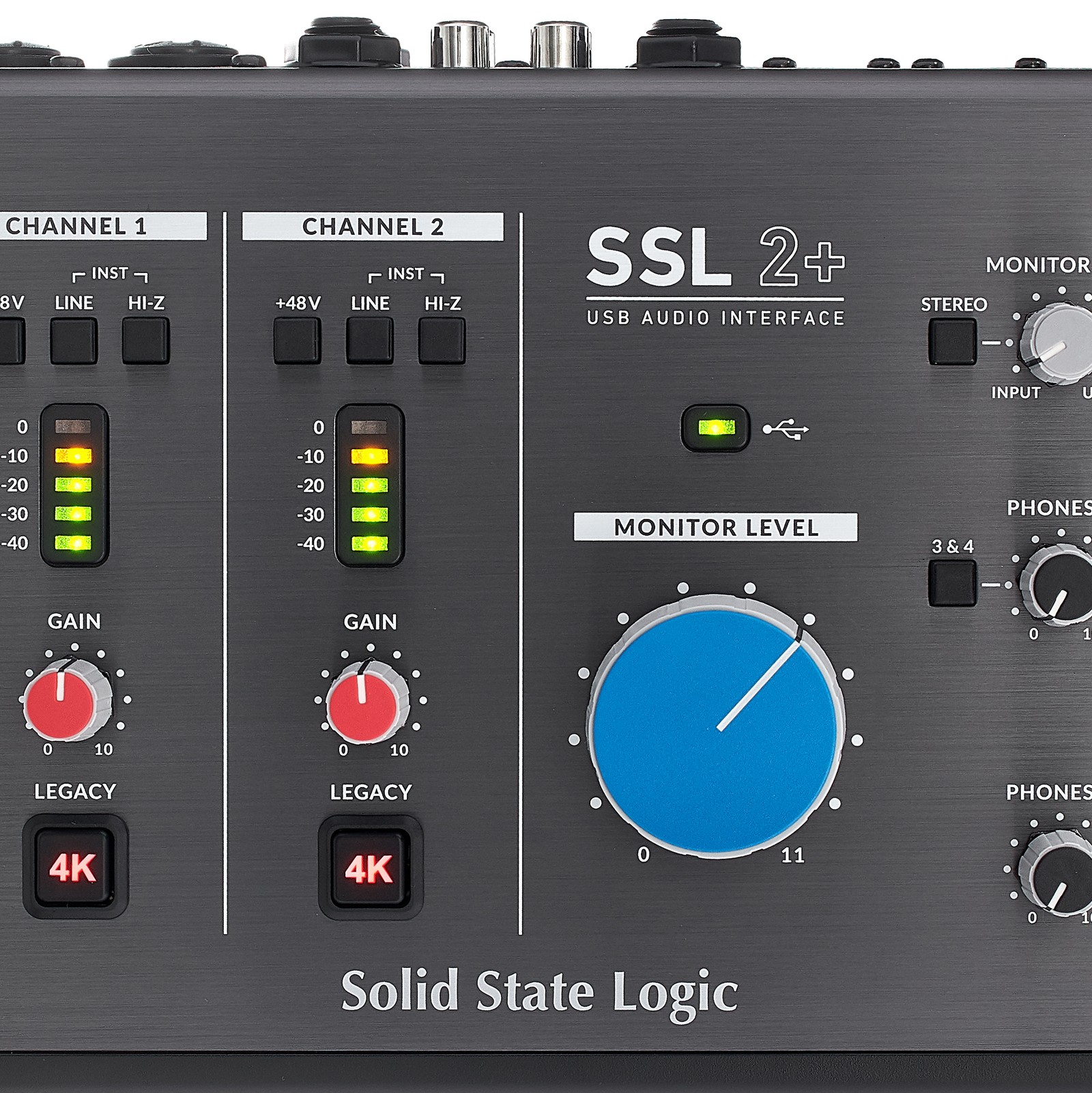SSL 2+ 2x4 USB-C Audiointerface von Solid State Logic