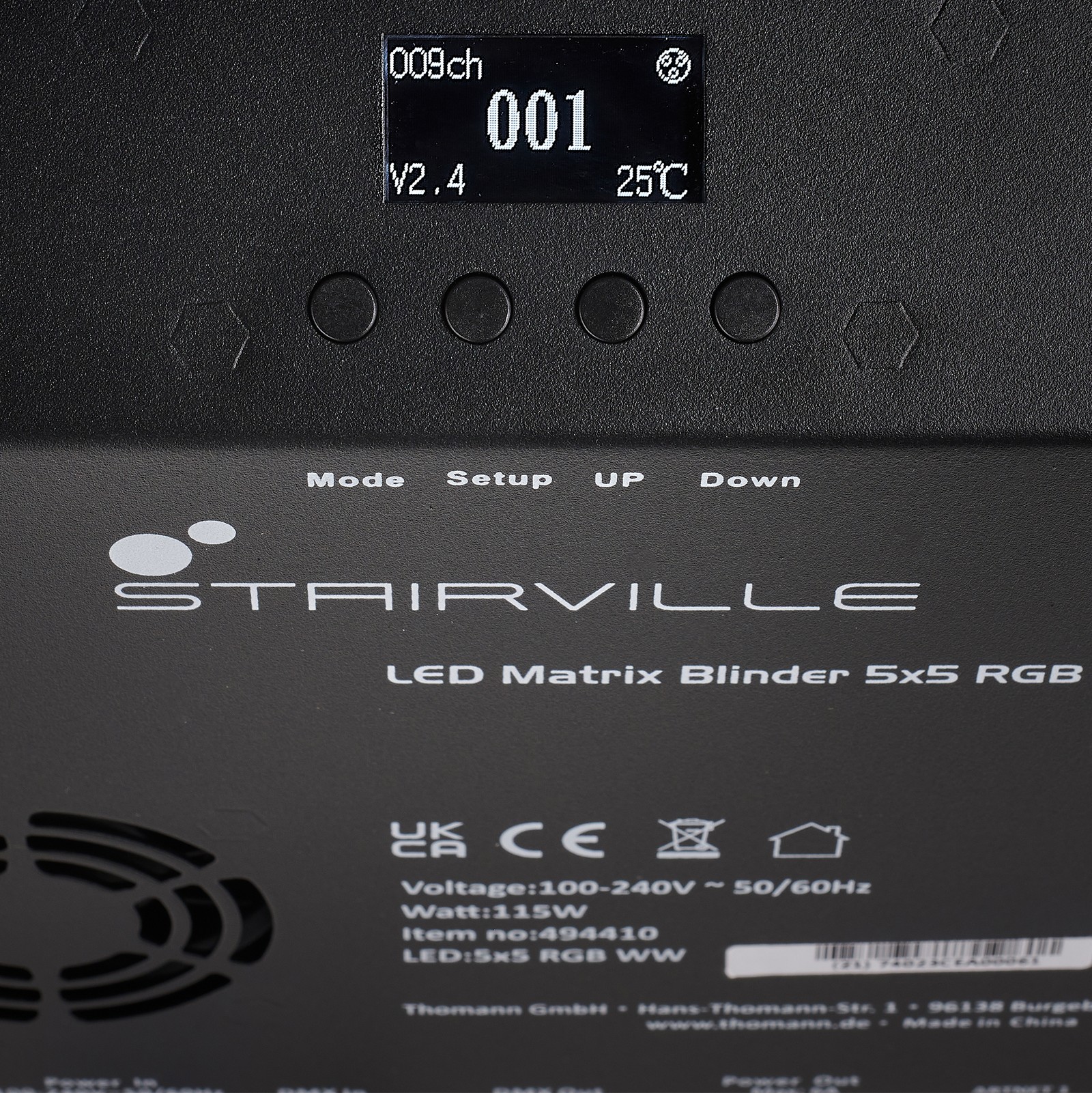 Stairville LED Matrix Blinder 5x5 RGB WW – Audience-Effect Blinder with LED Matrix