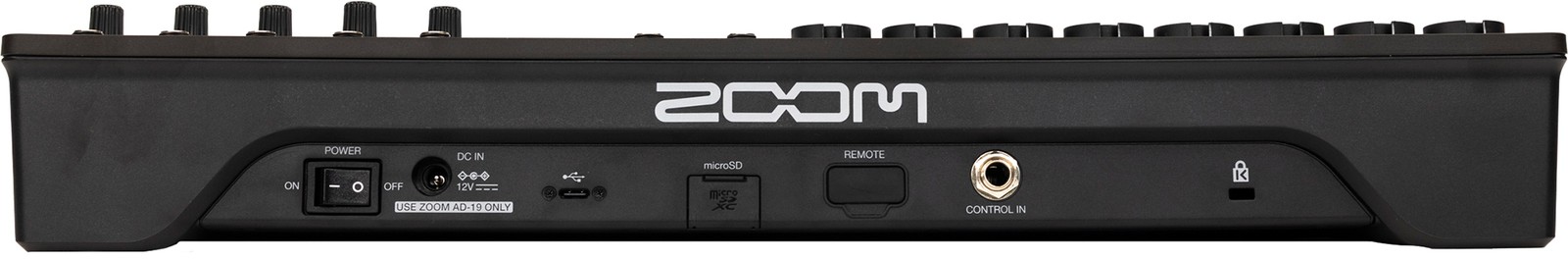 Zoom LiveTrak L12next, Rückseite
