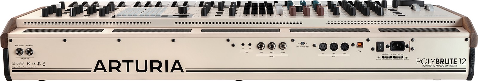 Face arrière du PolyBrute 12 d'Arturia