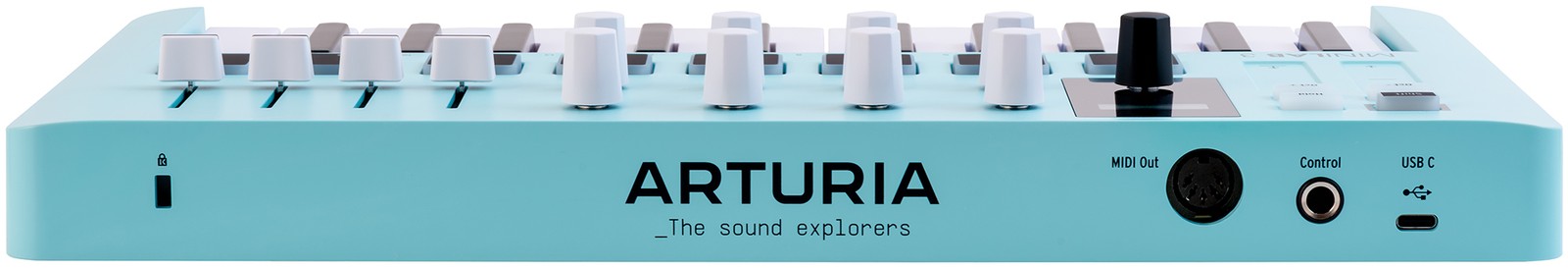 Arturia MiniLab 3 Aquamarine, Rückseite