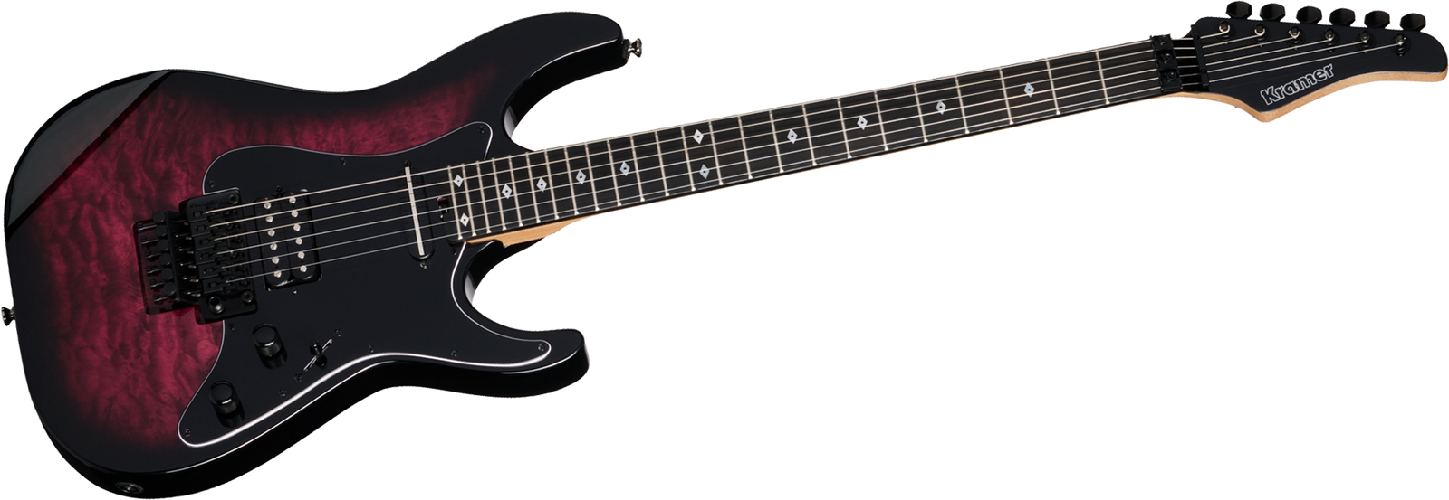 Kramer Guitars Volante Quilt HSFR Magenta Burst