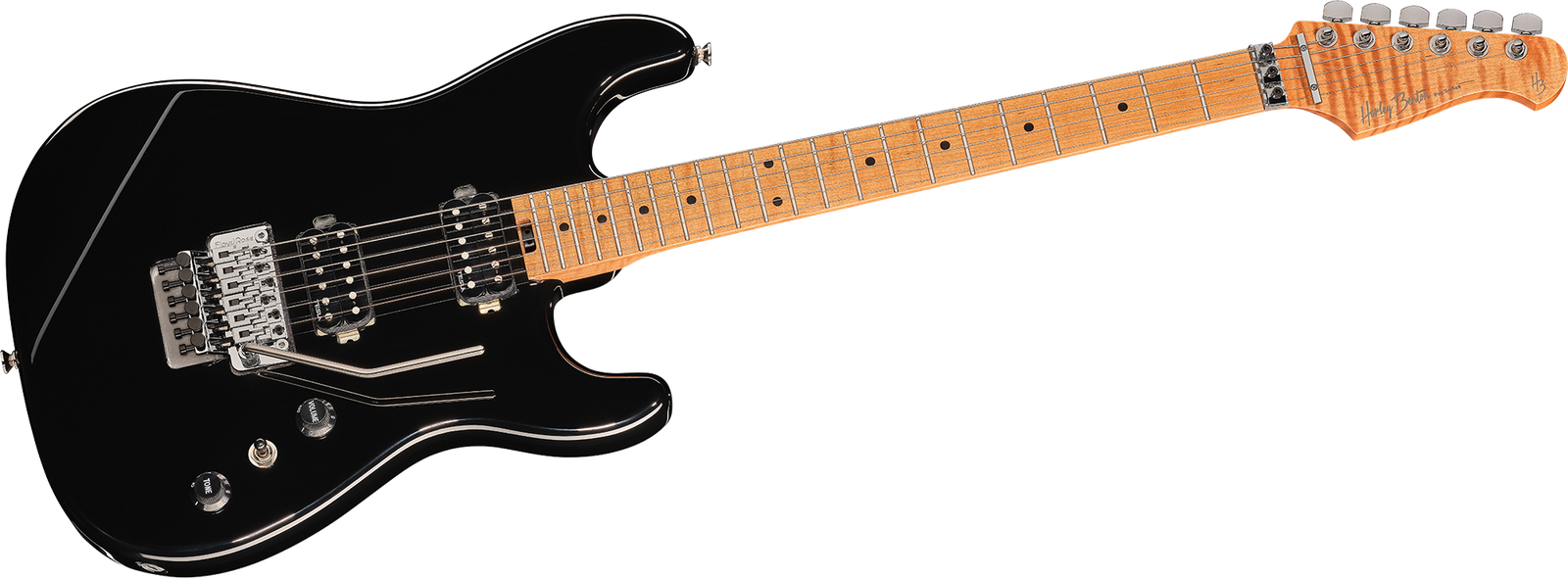 Harley Benton ST-80FR MN HH Black