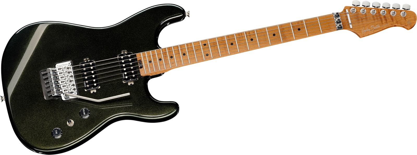 Harley Benton ST-80FR MN HH Lime Sparkle