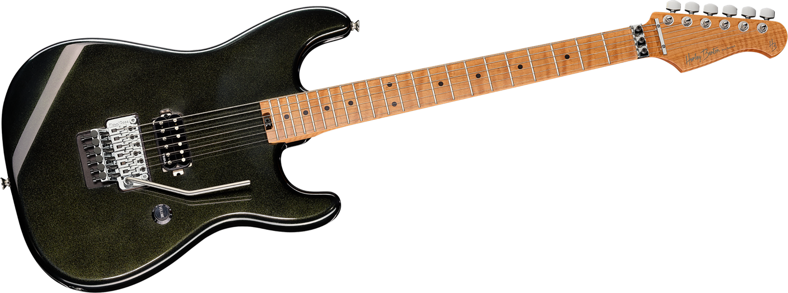 Harley Benton ST-80FR MN Lime Sparkle