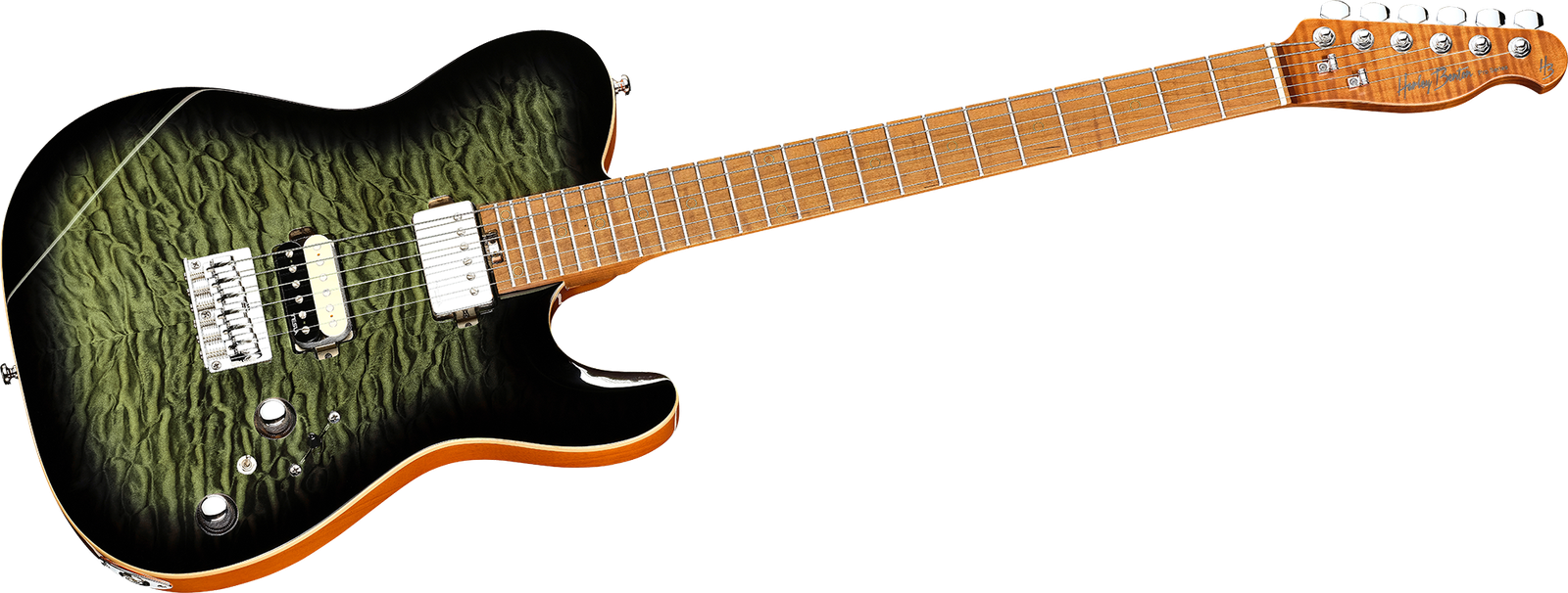 Harley Benton Fusion-T II HH MN HT QBKB