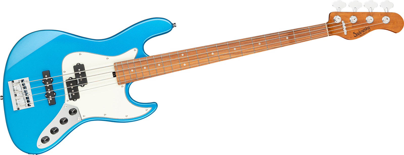 Sadowsky MetroExpress 21 Hybrid PJ4 Morado OBM, electric bass guitar