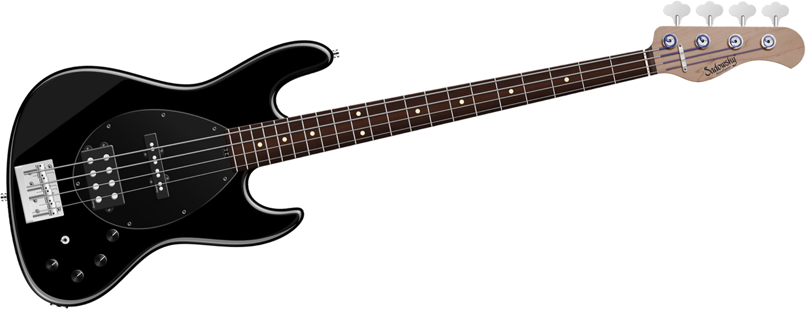 Sadowsky MetroExpress 21 Vintage MJ 4 Morado BK, electric bass guitar