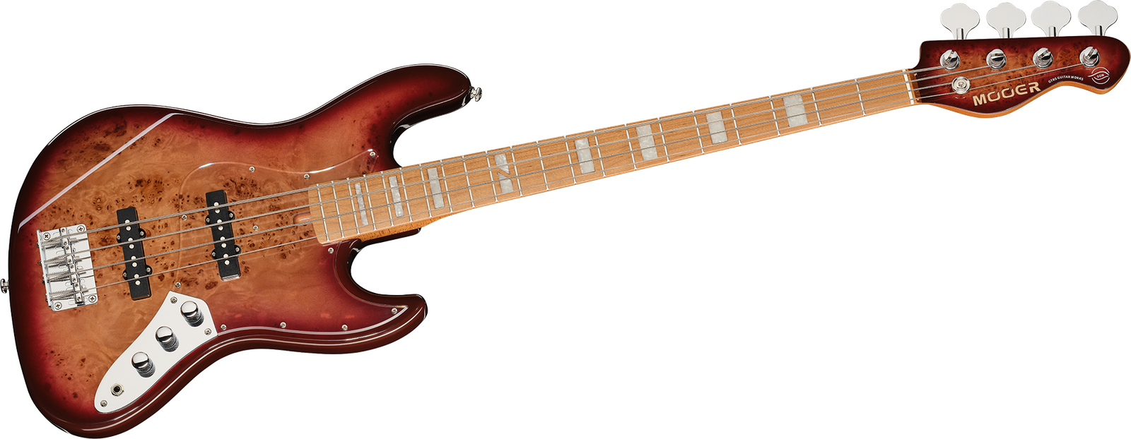 Mooer MBJ420 Bass Red Burst